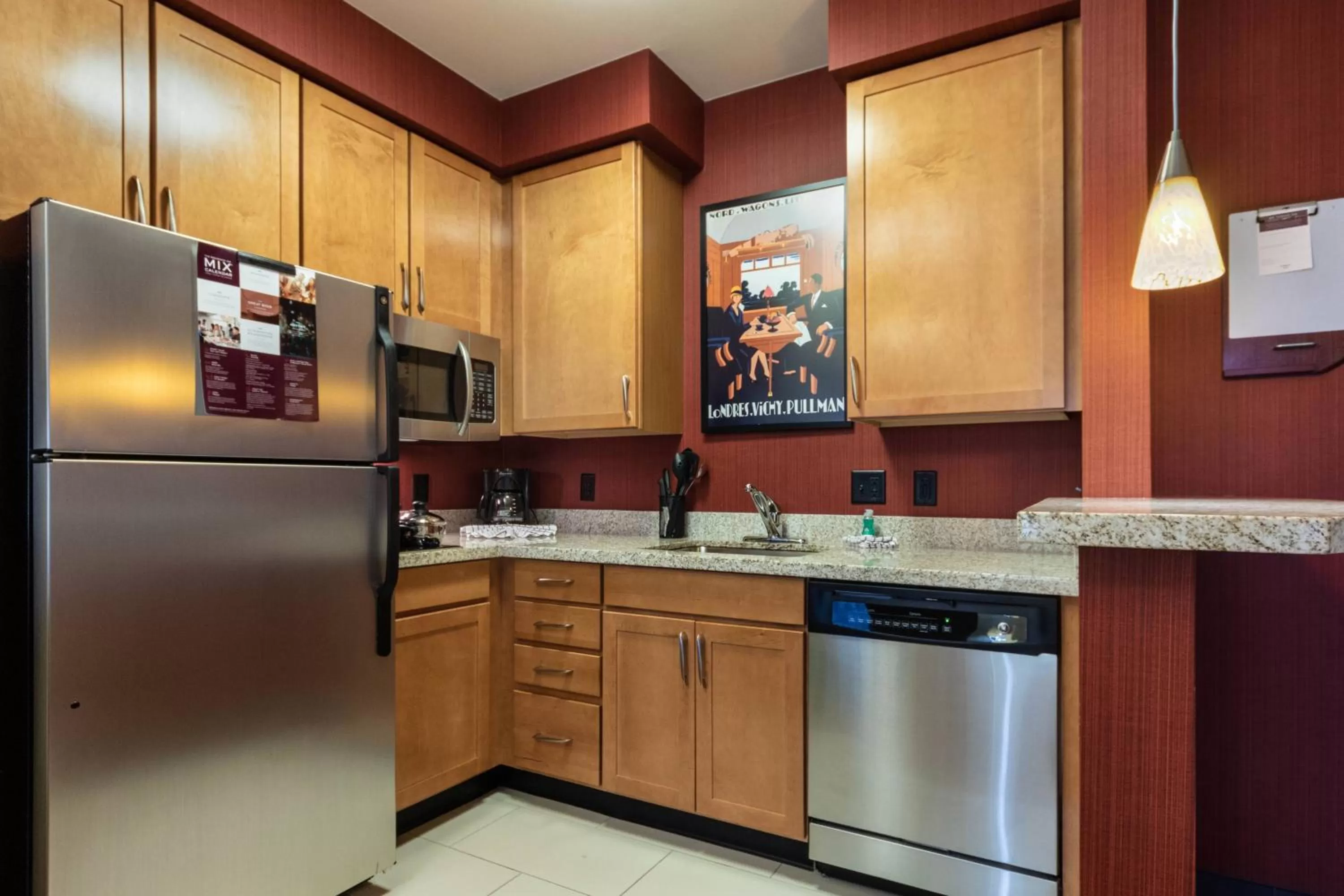 Kitchen or kitchenette in Residence Inn Dallas DFW Airport South/Irving