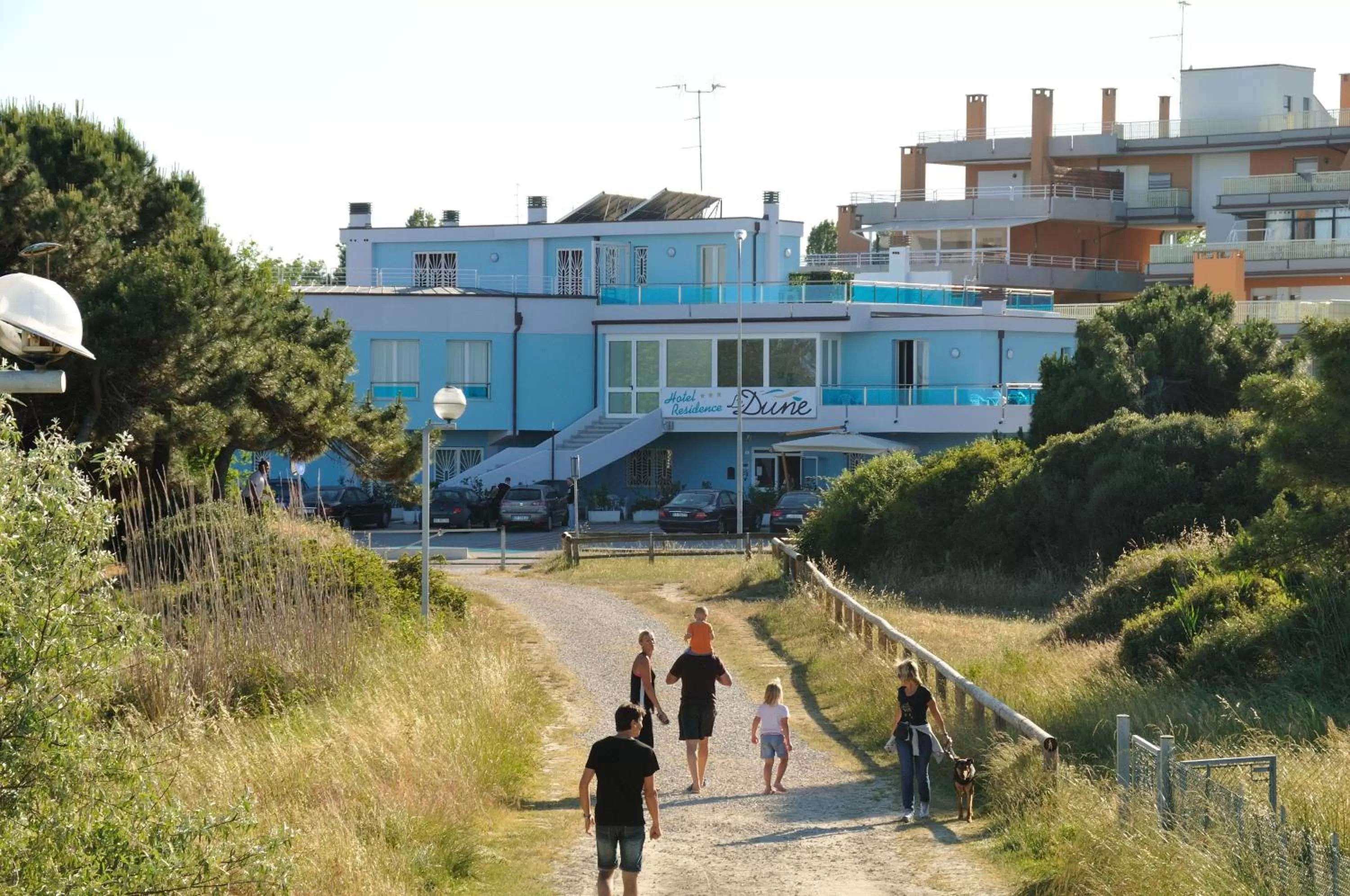 Facade/entrance in Hotel-Residence- Le Dune Breakfast & private beach included
