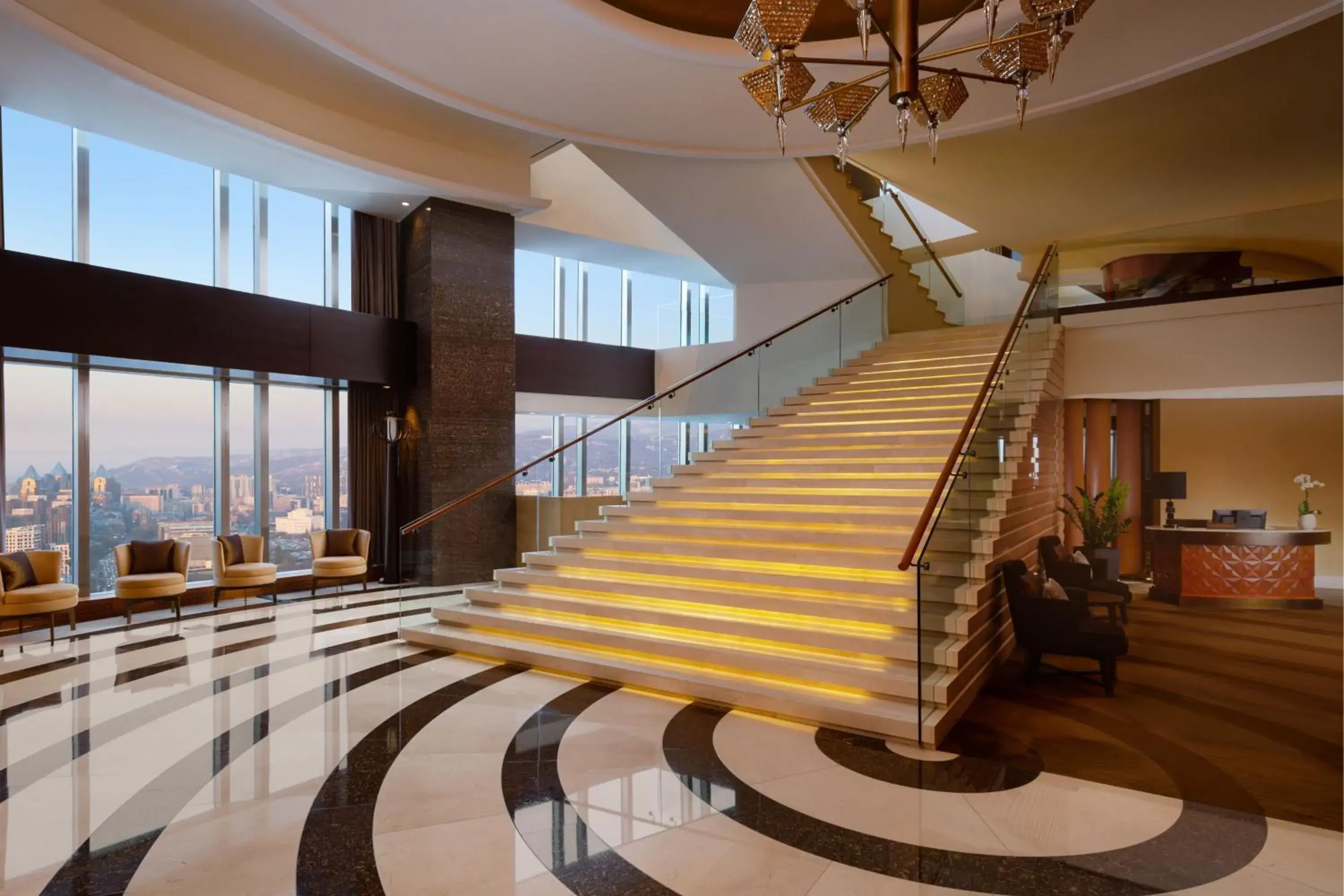 Lobby or reception in The Ritz-Carlton Almaty