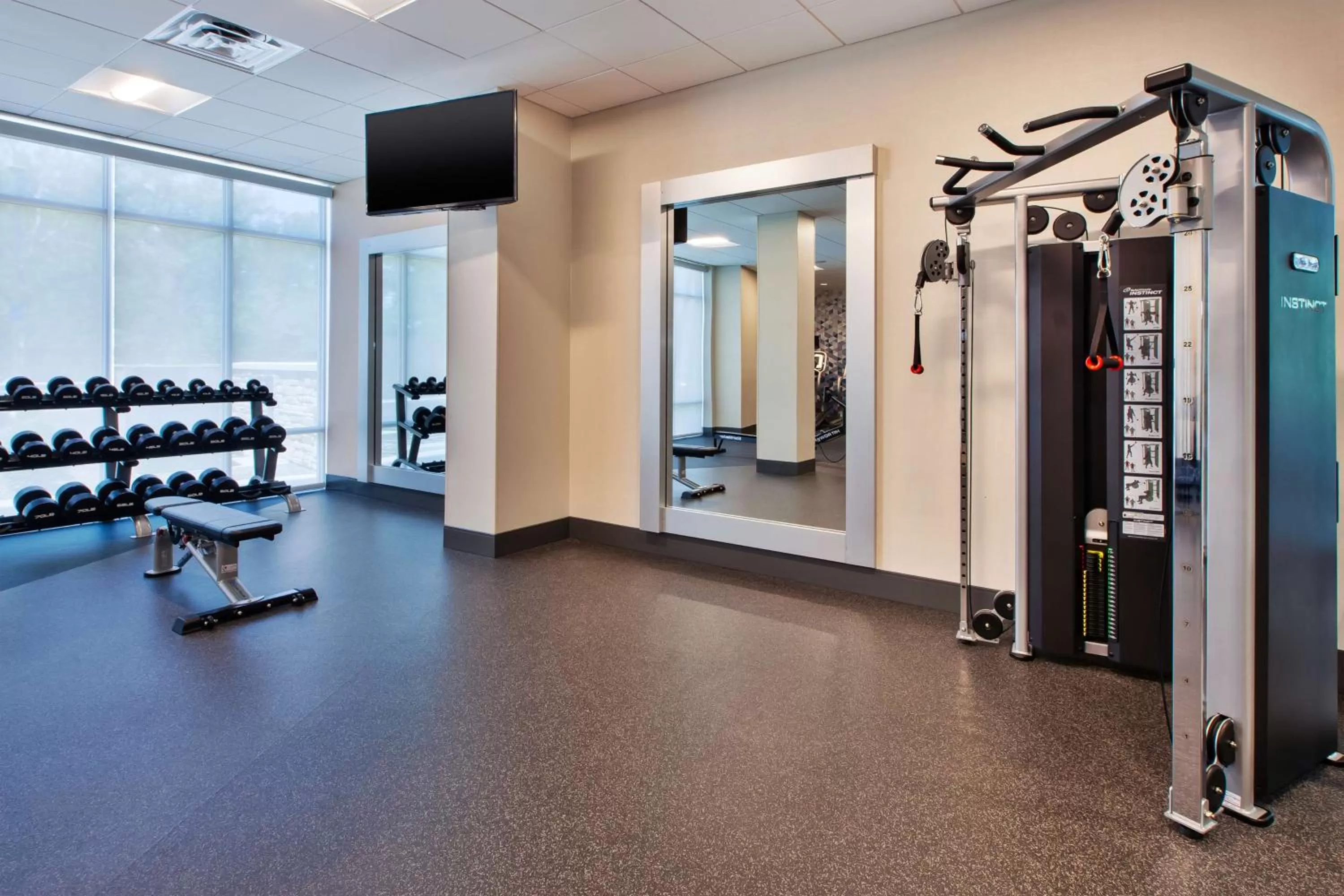 Fitness centre/facilities in Hilton Garden Inn Columbus Easton, Oh