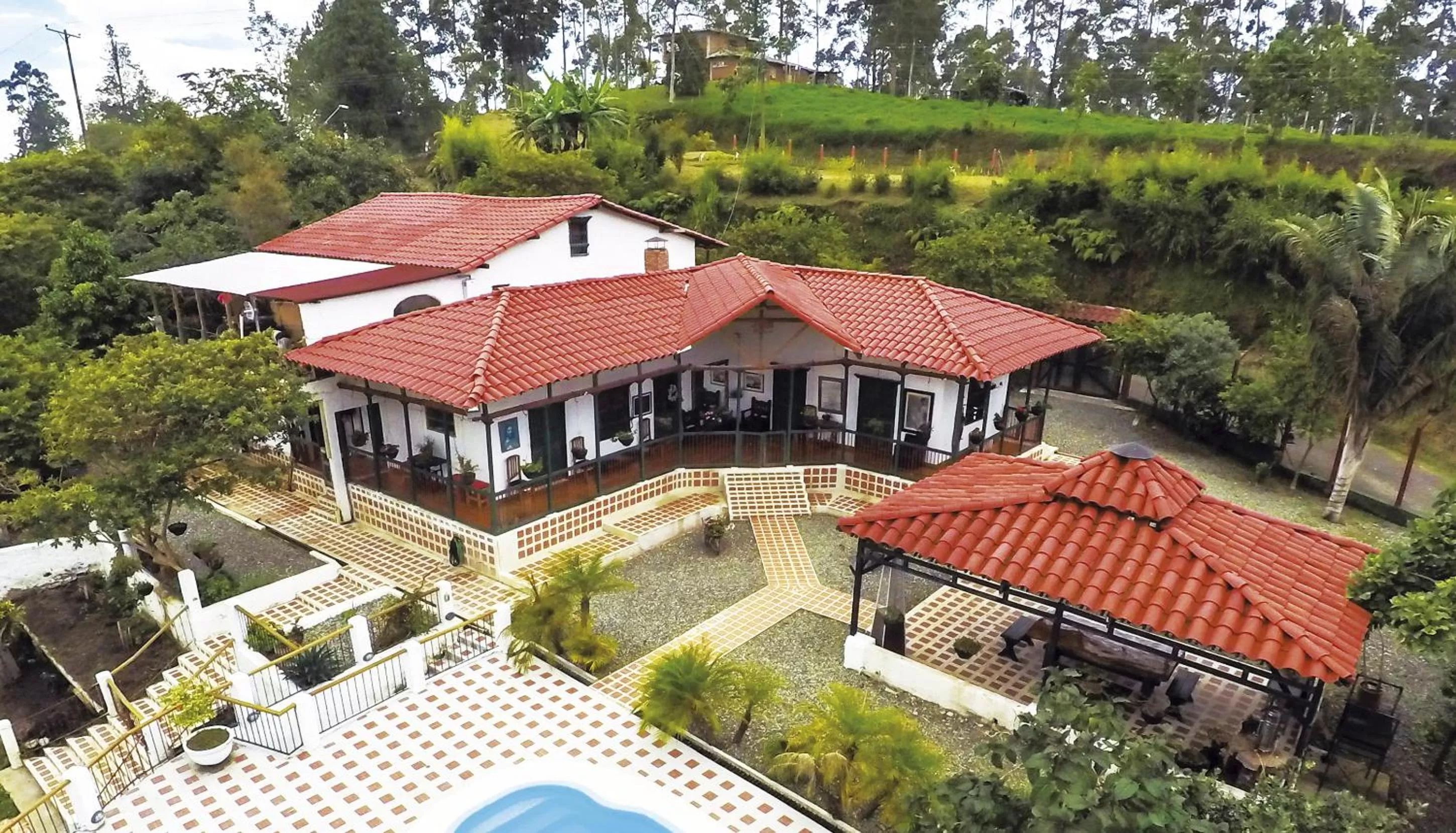 Facade/entrance in Finca Campestre La Adelita B&B