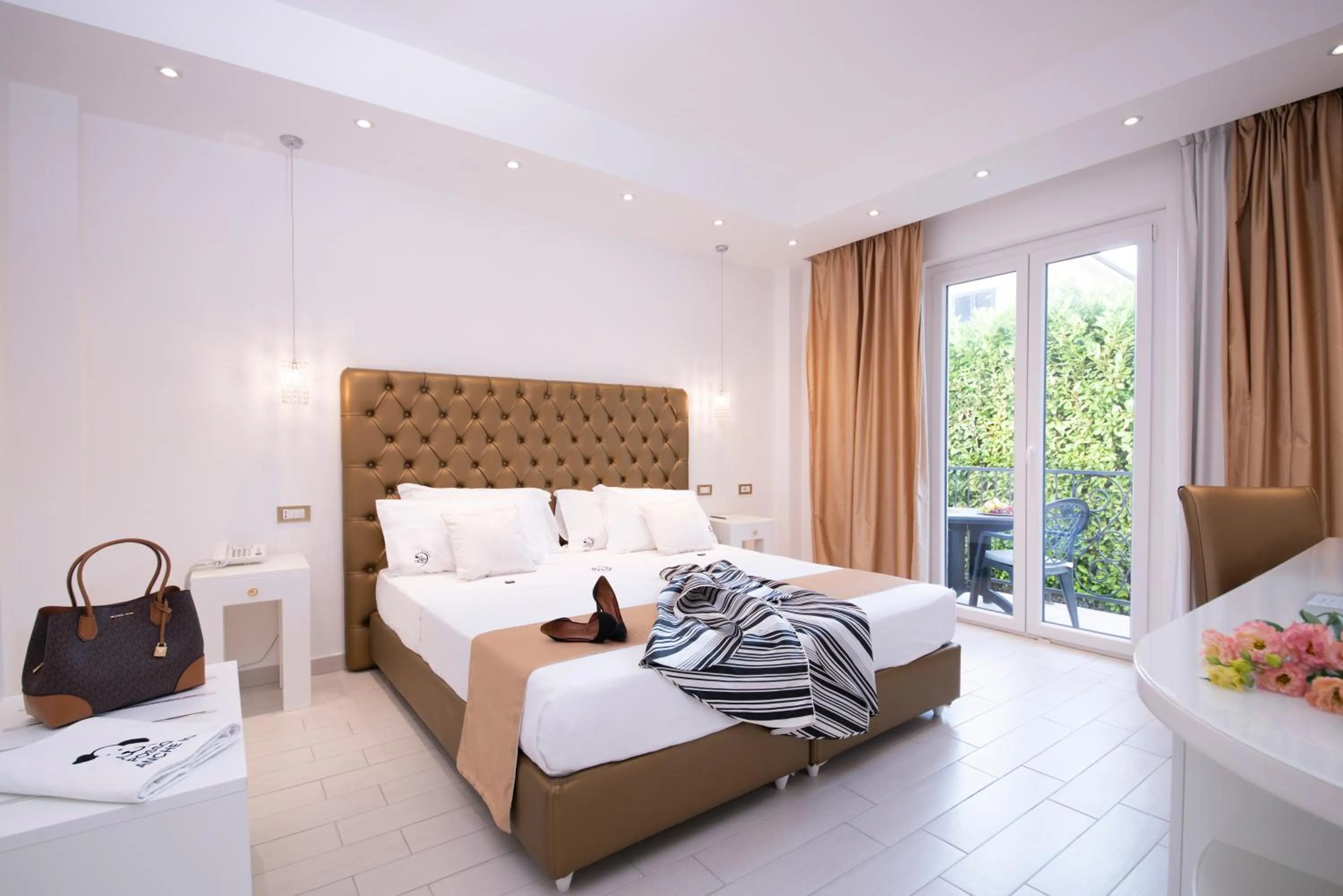 Bed in Ludwig Boutique Hotel & Spa