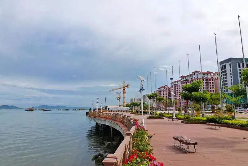 Beach in Tang Dynasty Hotel