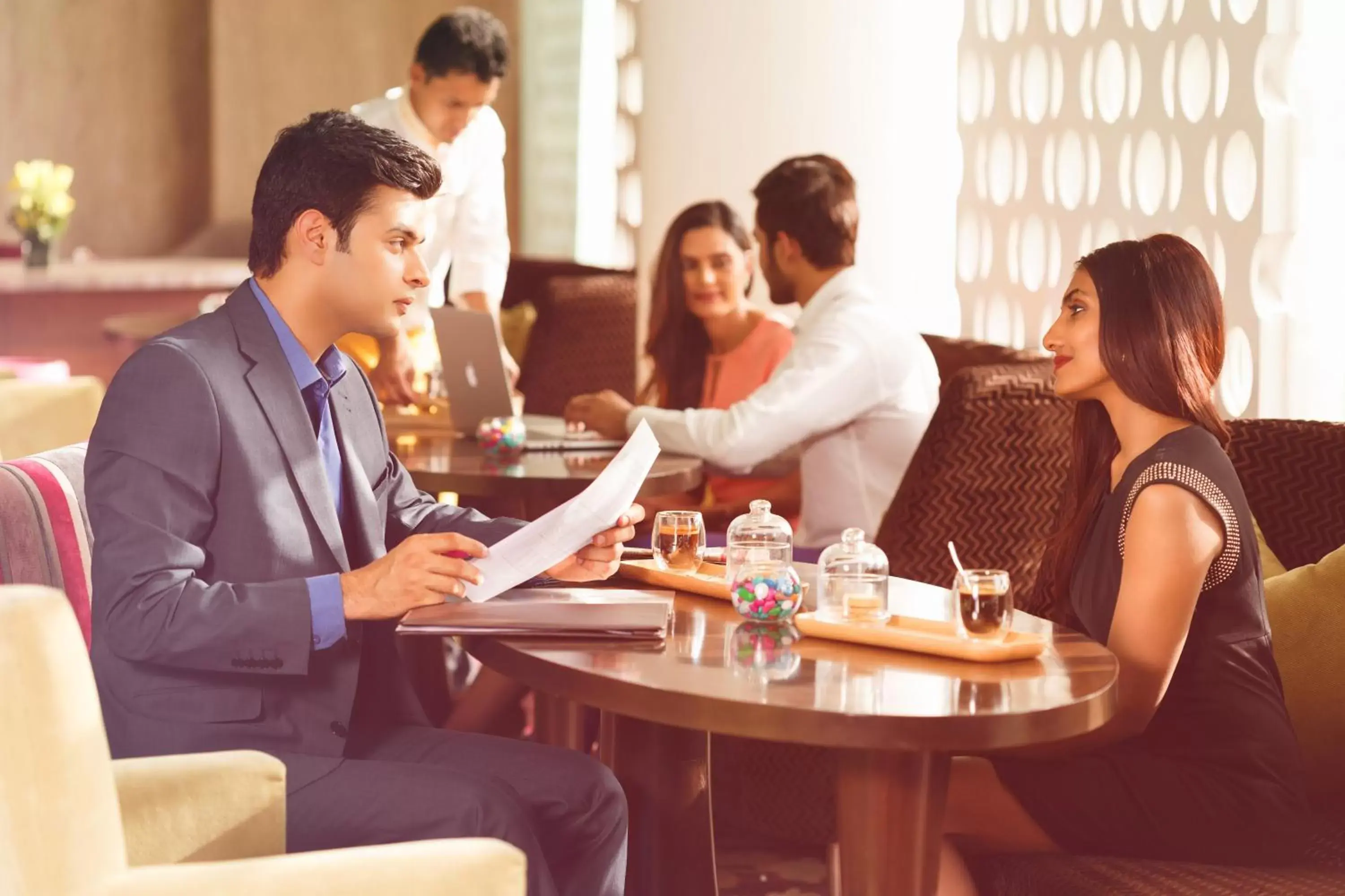 Lounge or bar in Crowne Plaza Ahmedabad City Centre, an IHG Hotel
