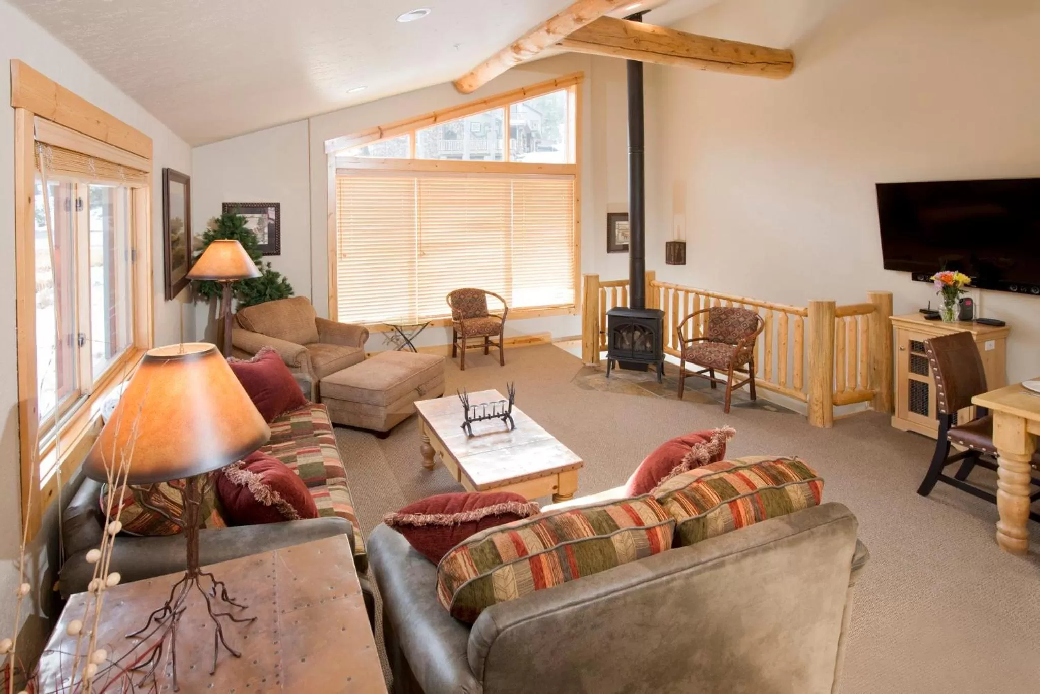 Living room in Kirkwood Mountain Resort by Vail Resorts