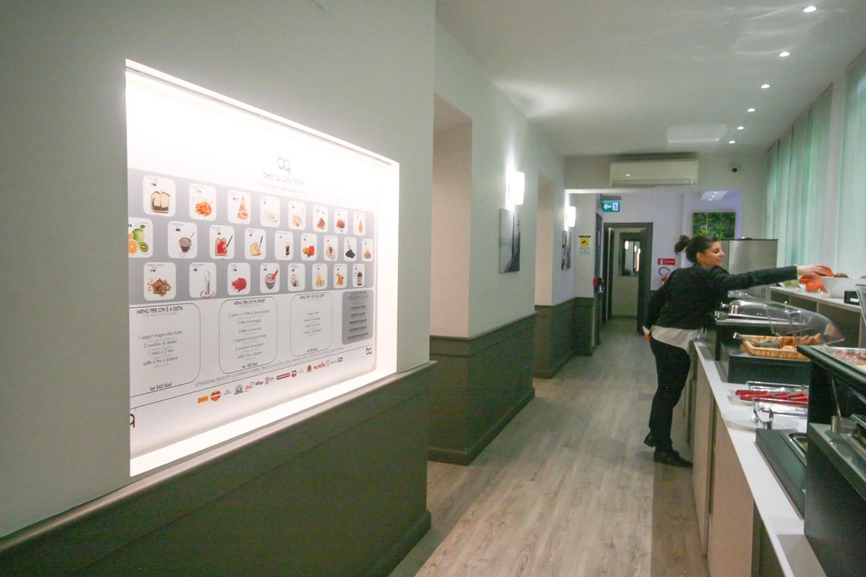 Buffet breakfast in Best Quality Hotel Dock Milano