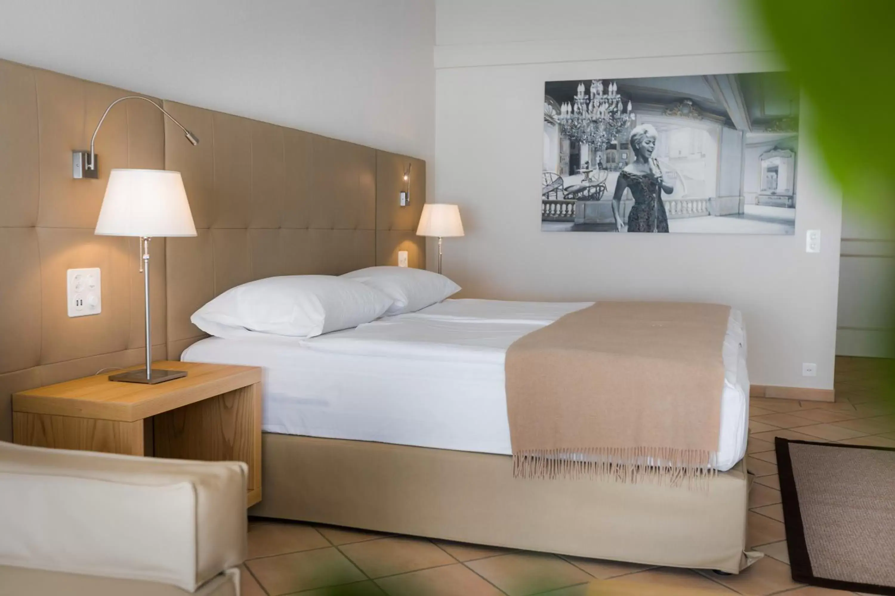 Bedroom, Bed in Parkhotel Delta, Wellbeing Resort