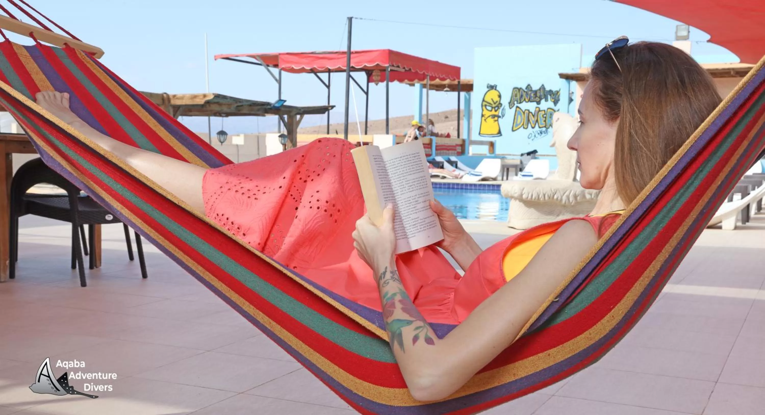 Patio in Aqaba Adventure Divers Resort & Dive Center