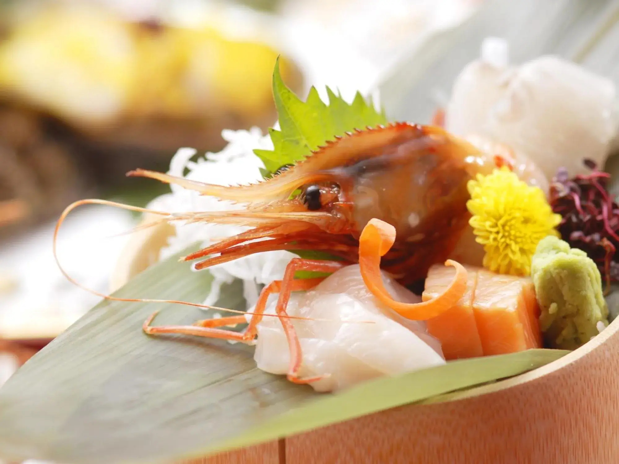 Food close-up in Hotel Shikanoyu