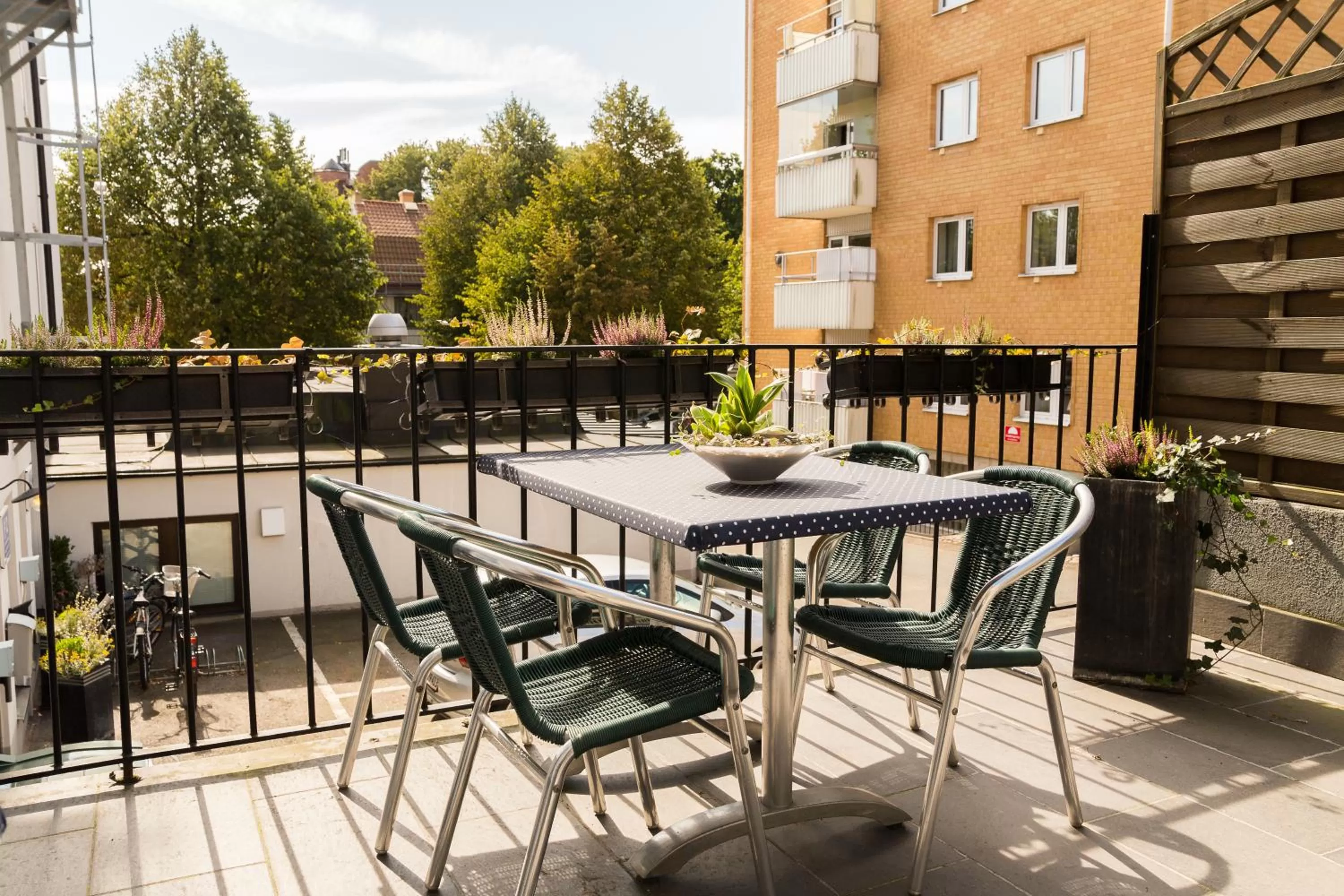 Patio in The Brewery Hotel