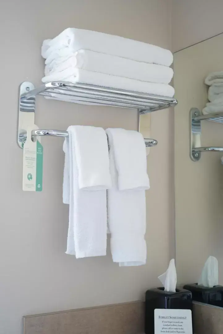 towels, Bathroom in River Rapids Inn
