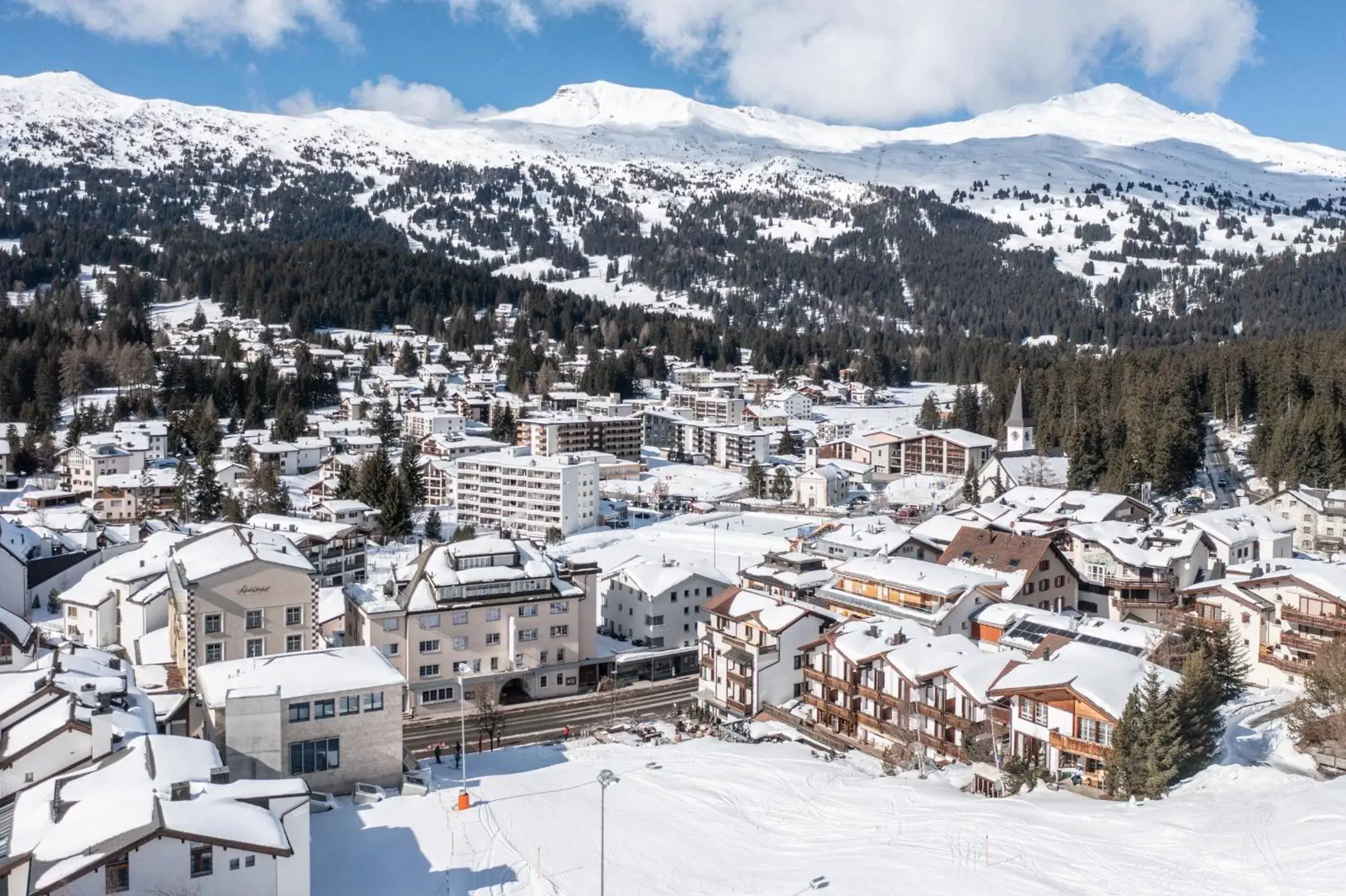 Winter in Hotel Lenzerhorn