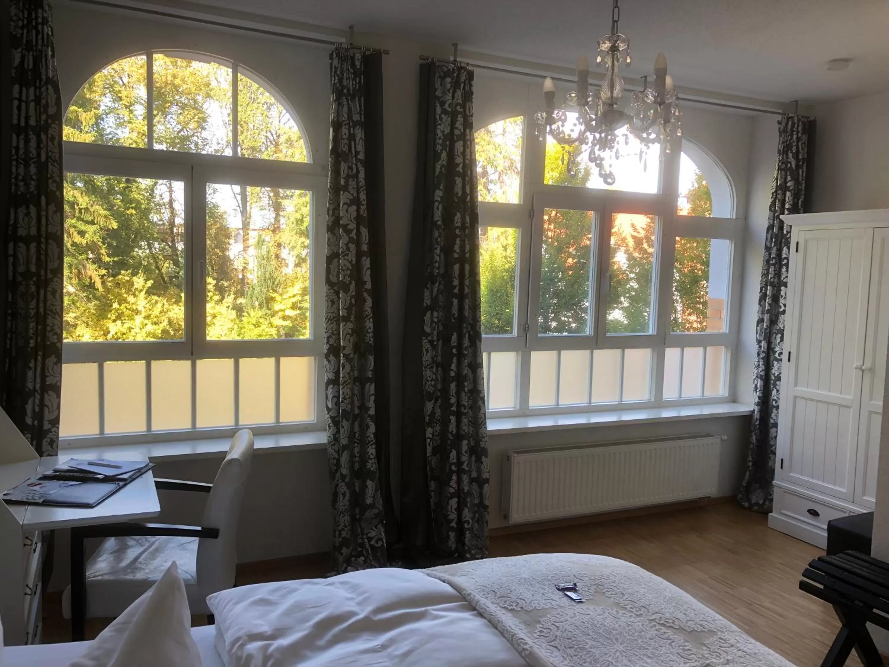 View (from property/room), Bed in KunstWerk B