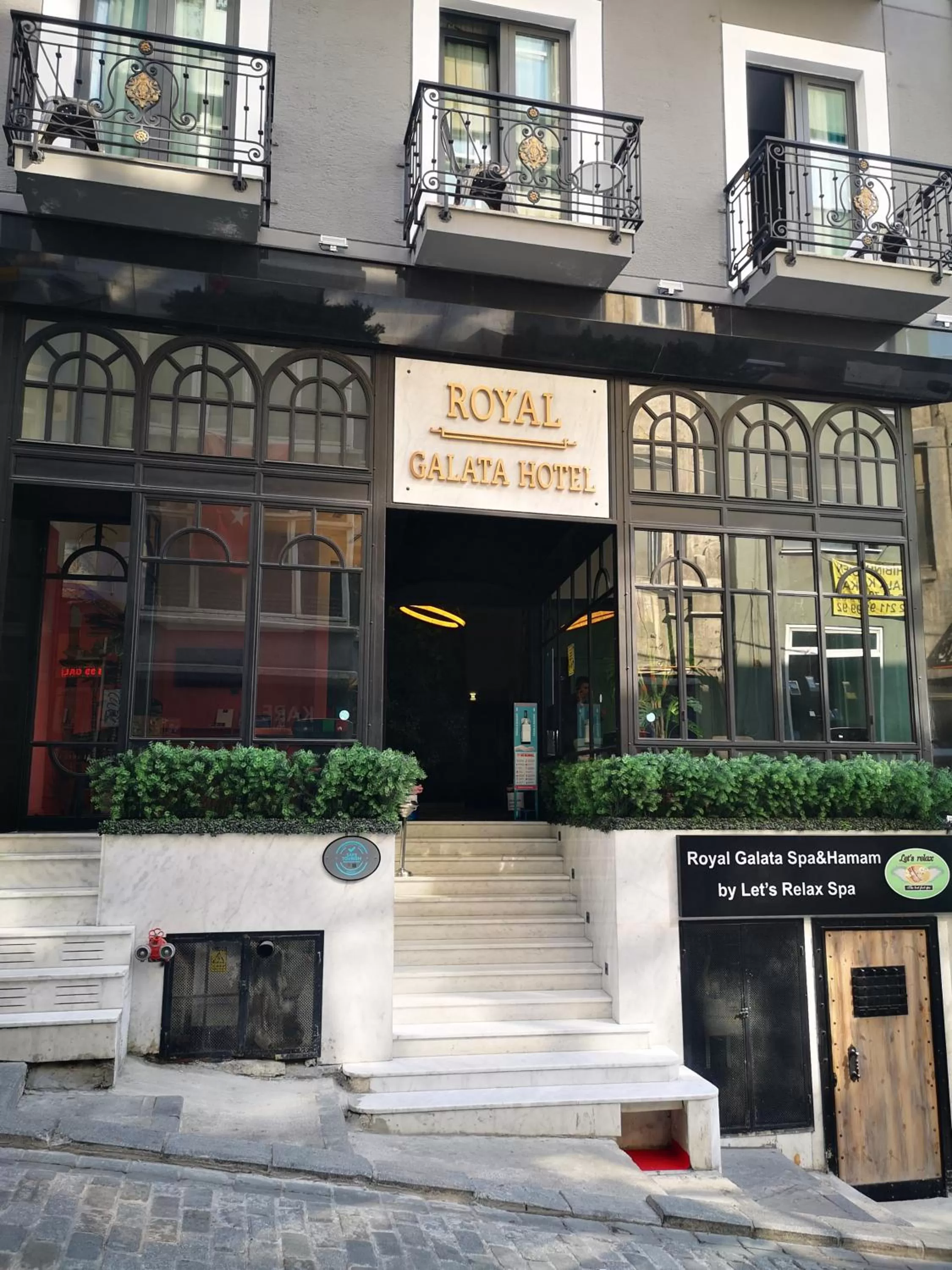 Facade/entrance in Royal Galata Hotel
