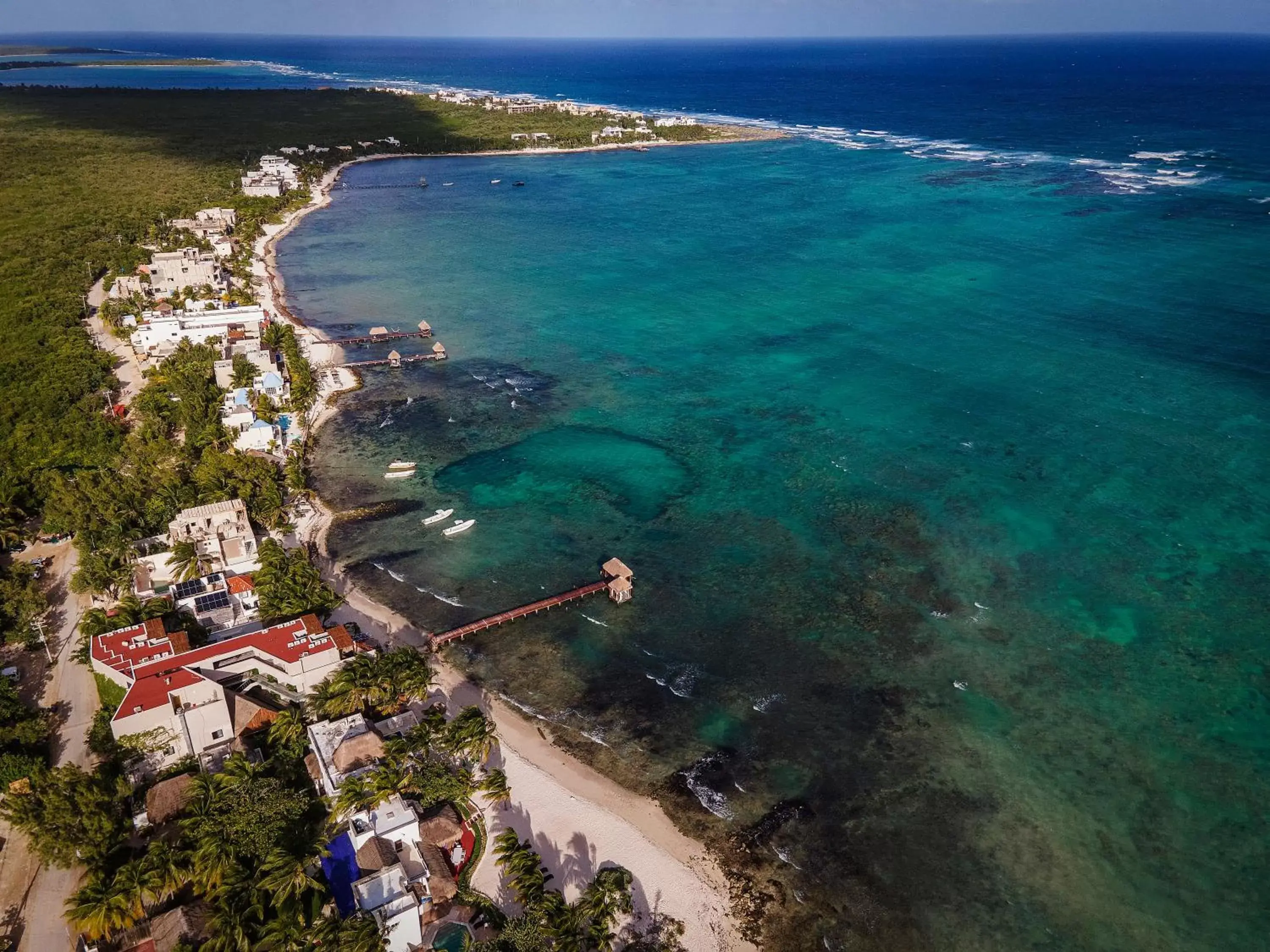 Beach, Bird's-eye View in Alea Tulum