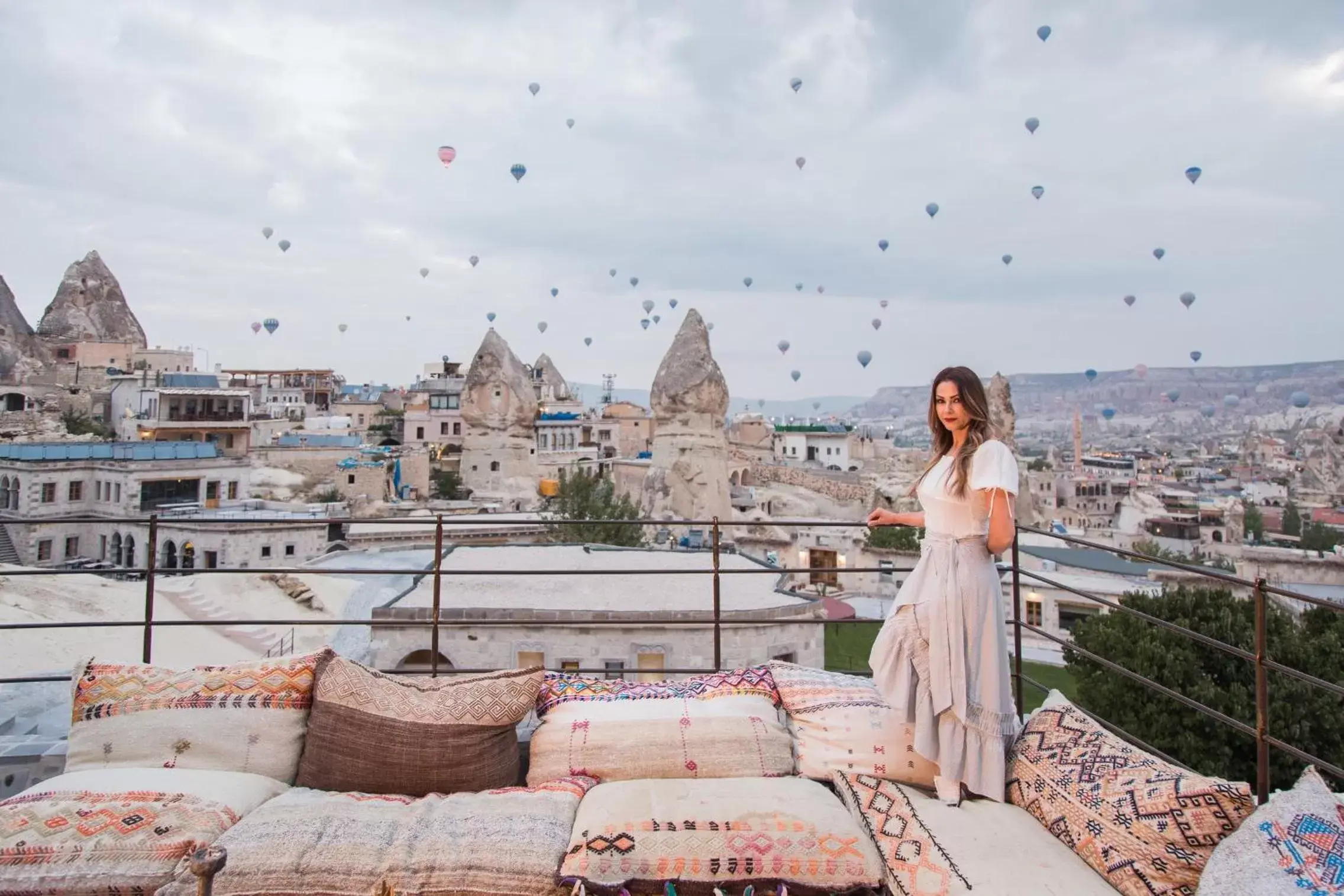 Bird's eye view in Lunar Cappadocia Hotel