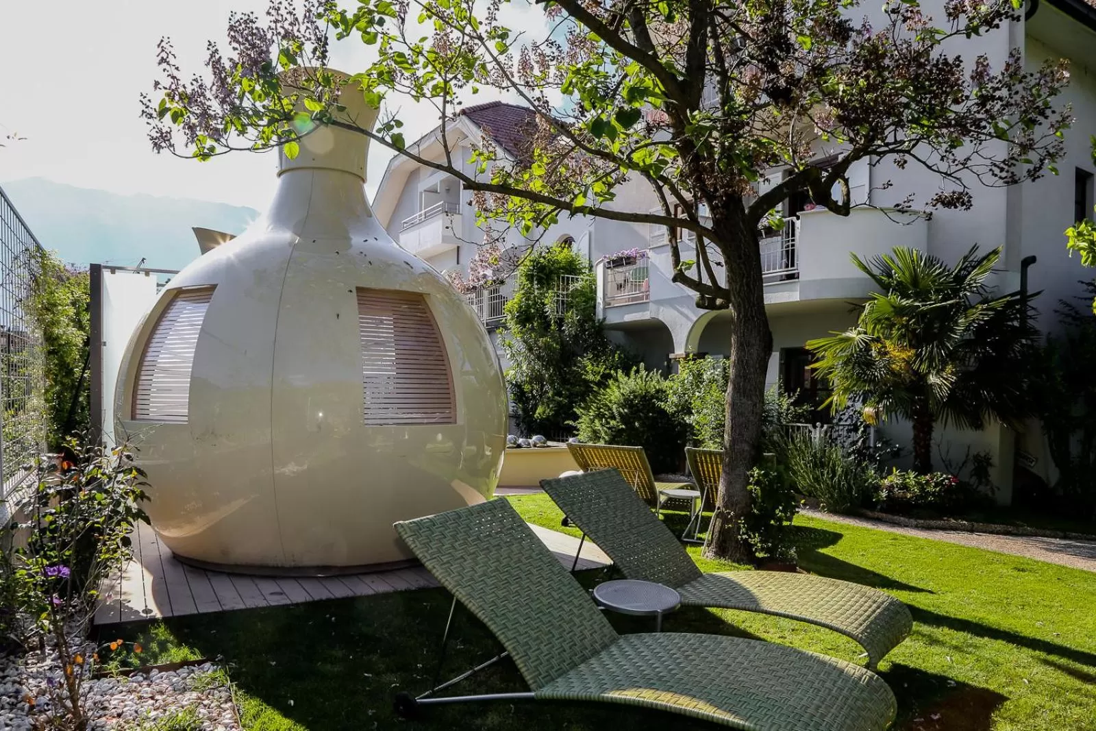 Garden in Hotel Villa Groff