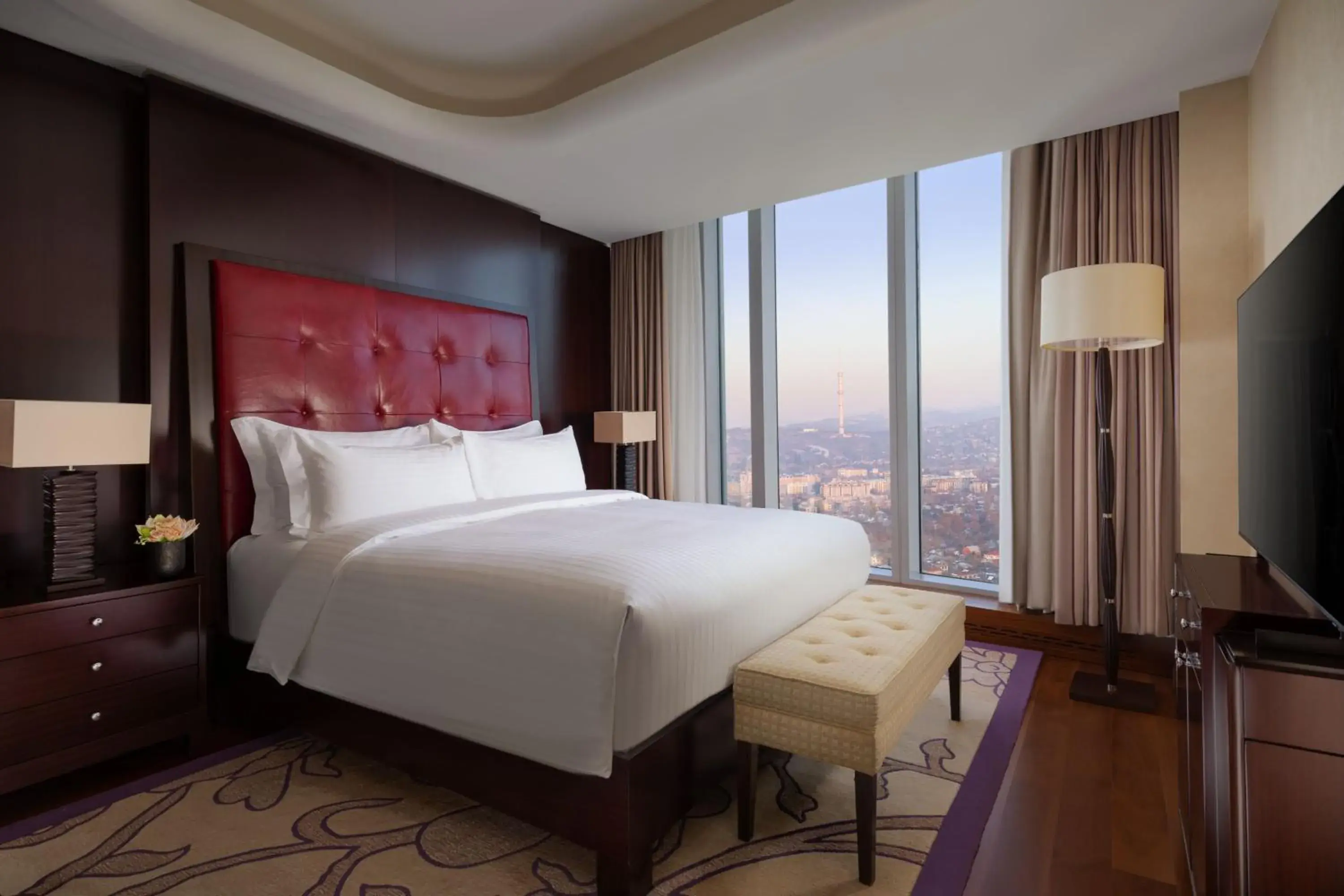 Bedroom, Bed in The Ritz-Carlton Almaty