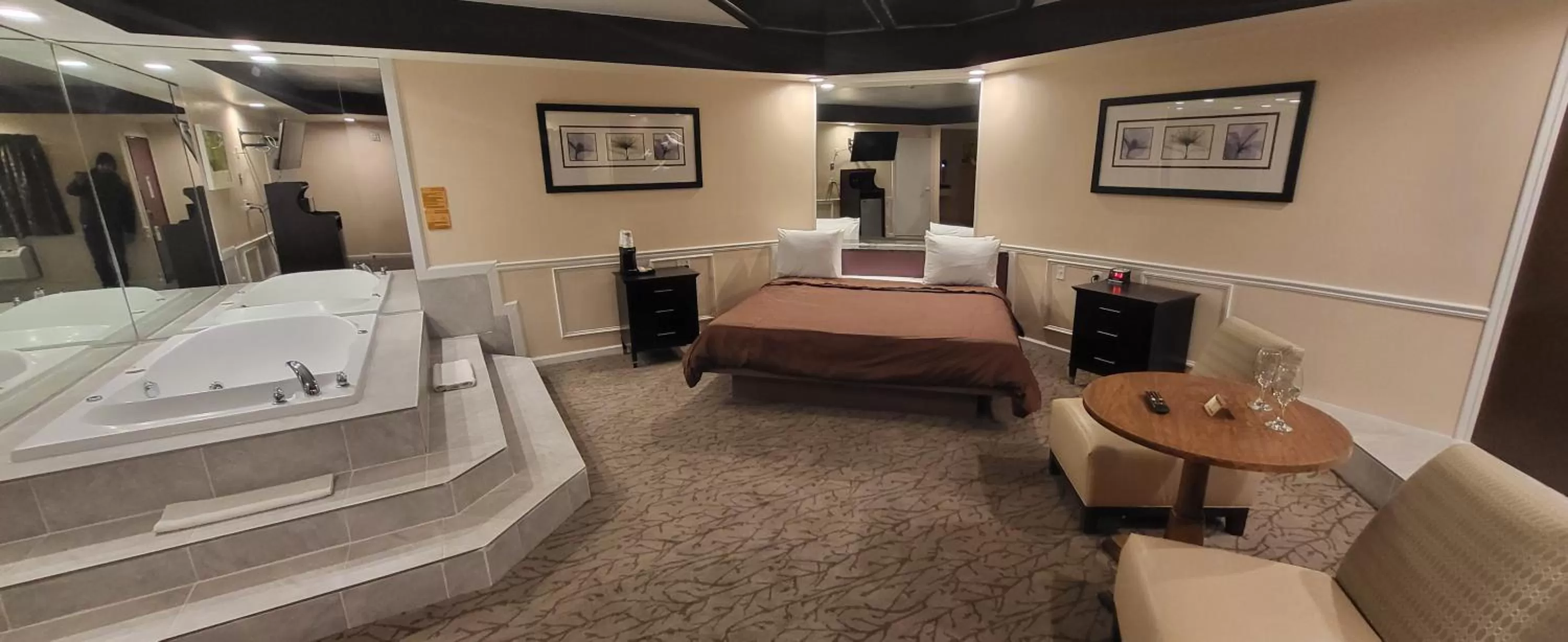 Photo of the whole room, Bed in Inn of the Dove - Romantic Luxury Suites with Jacuzzi & Seasonal Fireplace at Harrisburg-Hershey-Philadelphia, PA