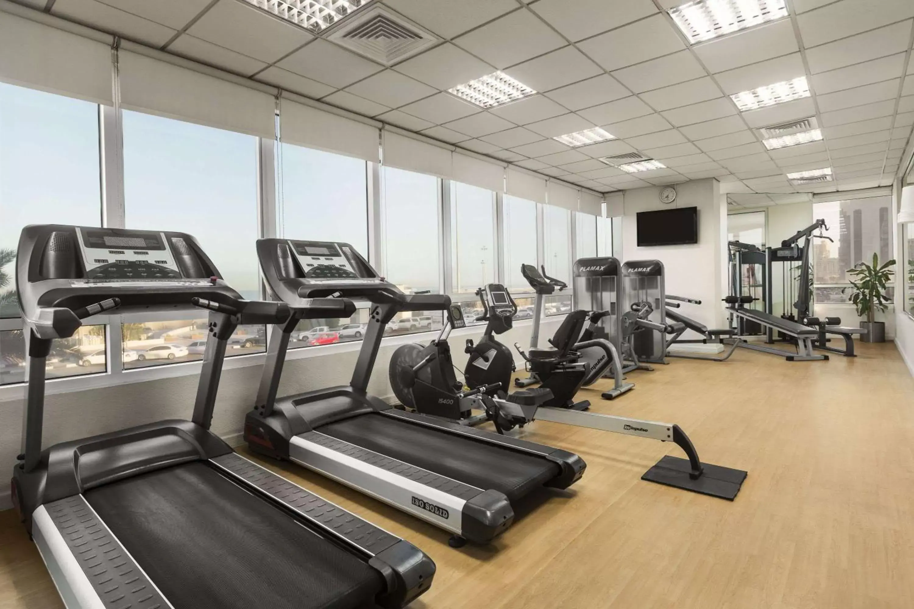 Fitness centre/facilities, Fitness Center/Facilities in Ramada by Wyndham Beach Hotel Ajman