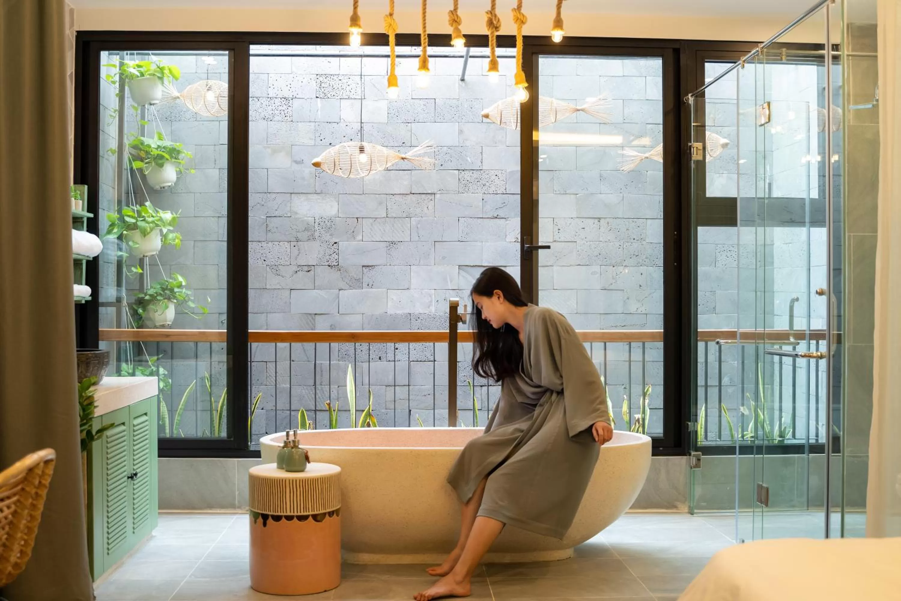 Bathroom in Paddy Boutique House Hoian
