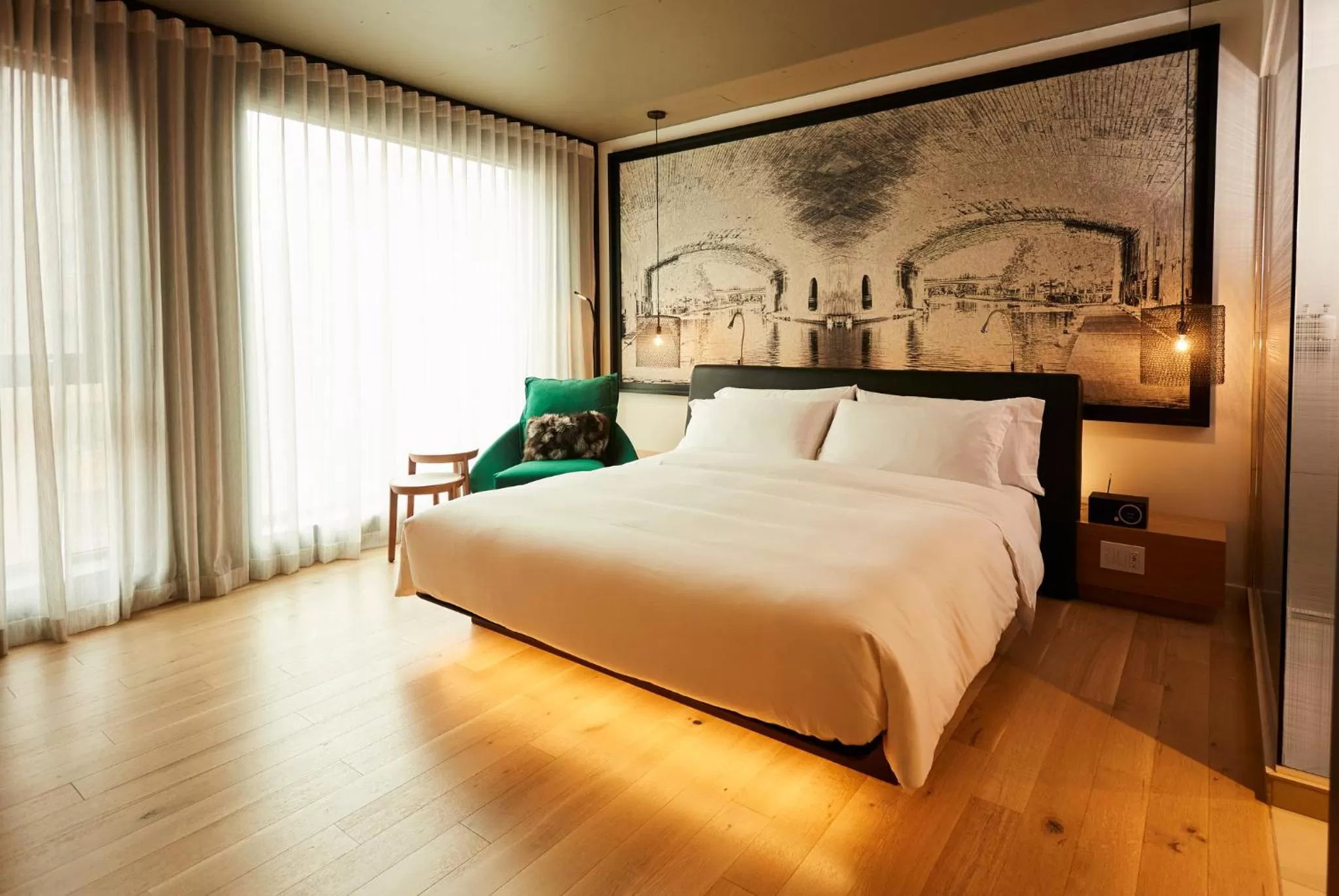 Bed in Le Germain Hotel Ottawa