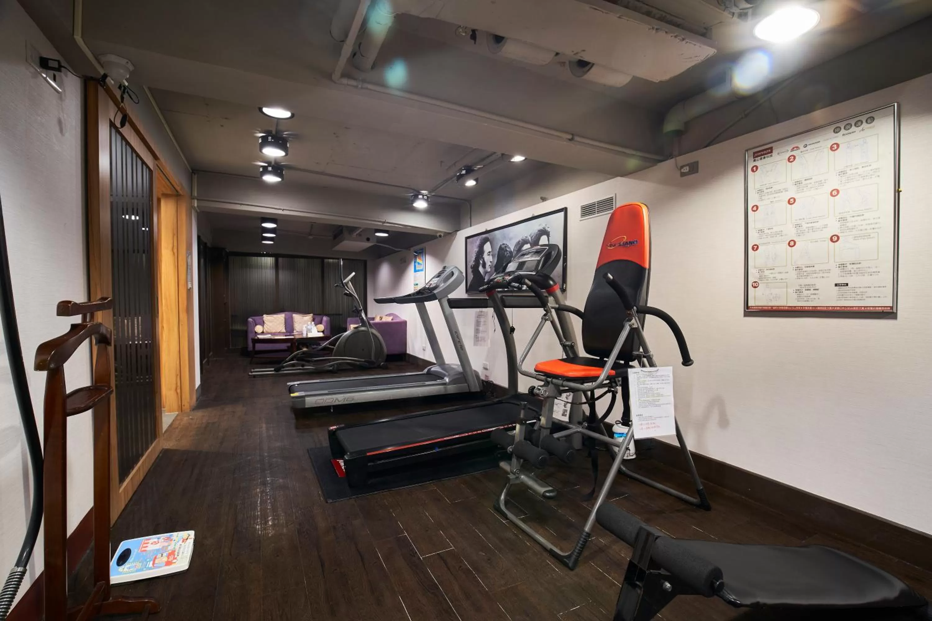 Fitness centre/facilities in Delight Hotel