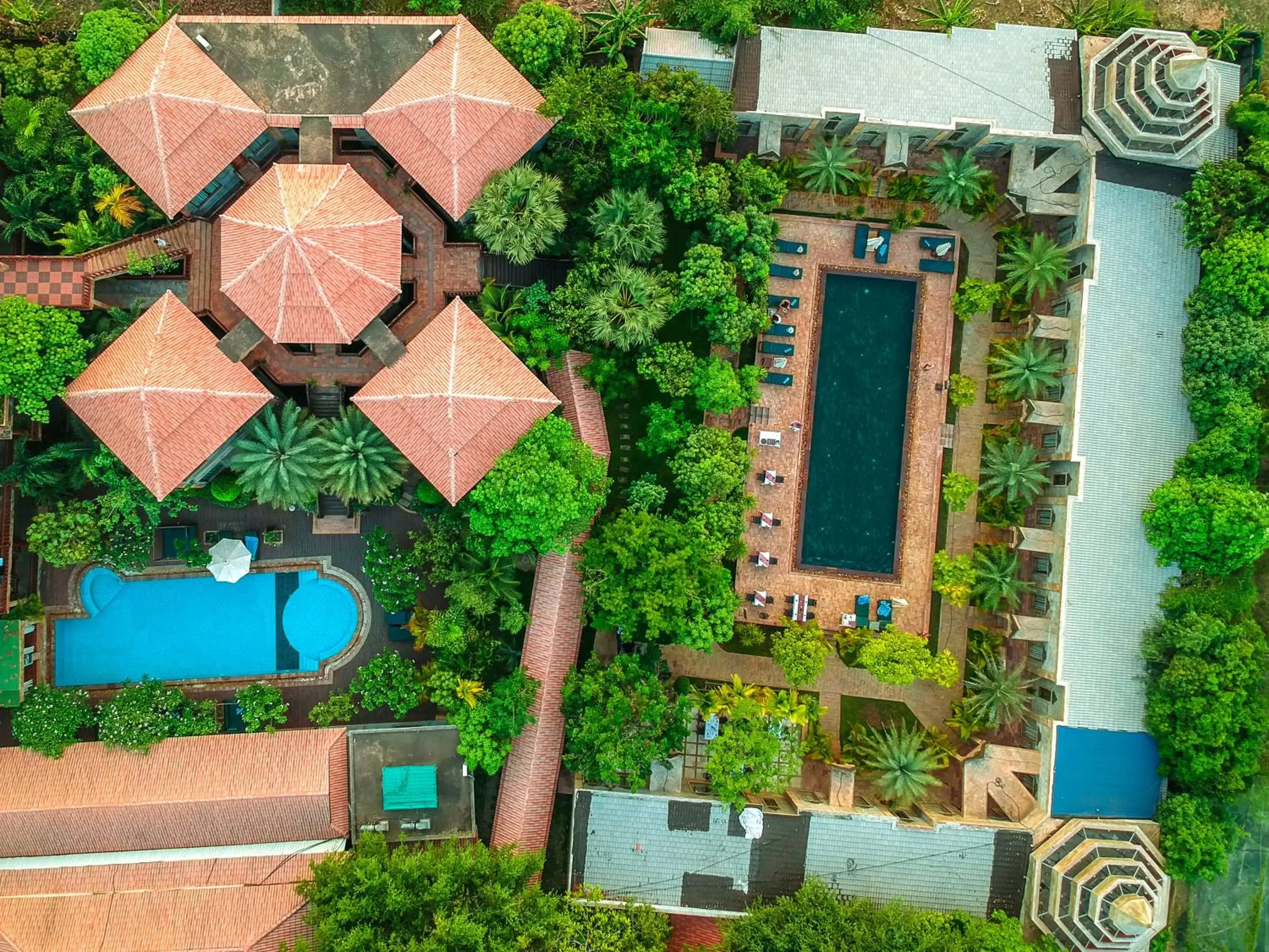 View (from property/room), Bird's-eye View in Model Residence & Spa