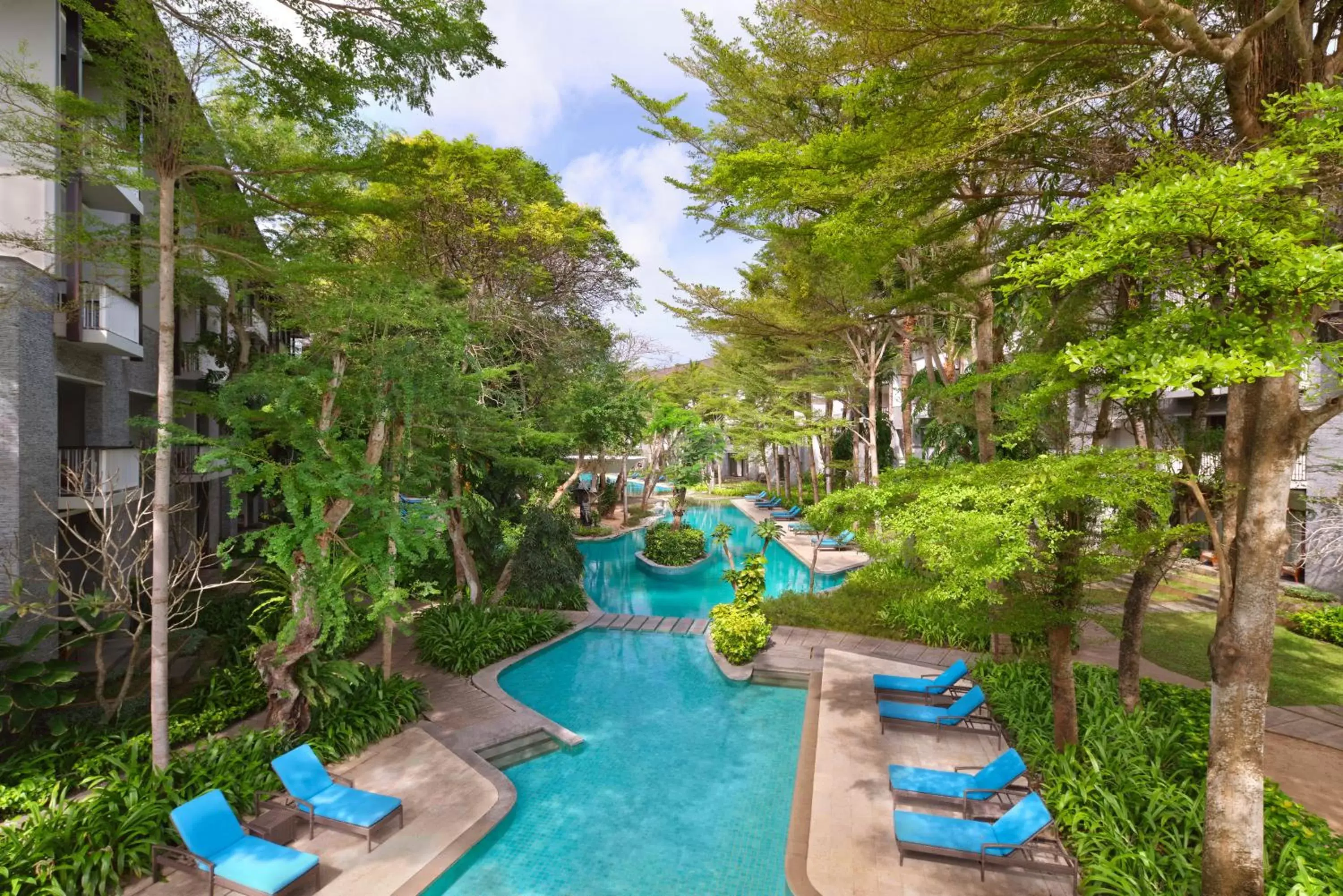 Swimming pool, Pool View in Courtyard by Marriott Bali Nusa Dua Resort