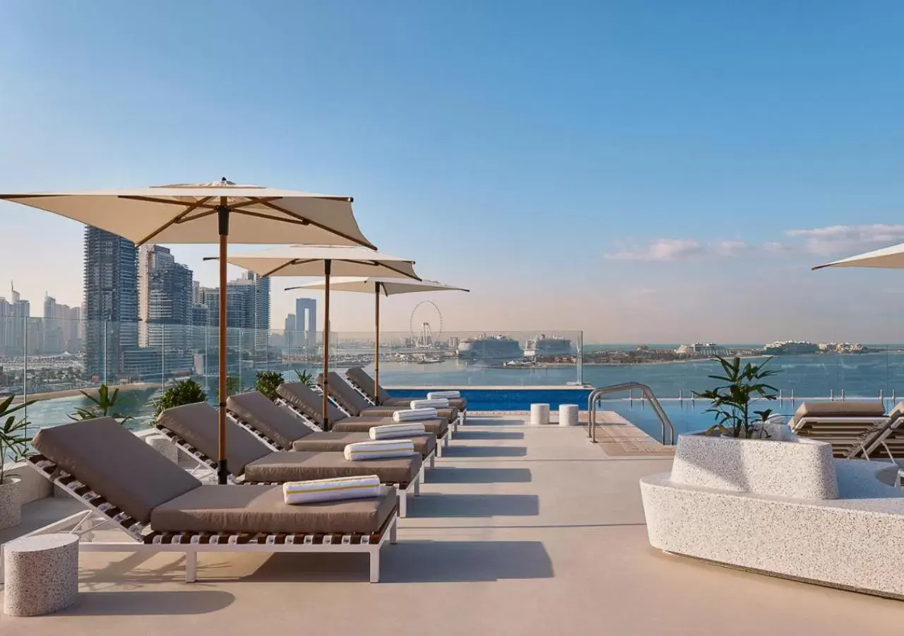 Pool view, Swimming Pool in voco Dubai The Palm, an IHG Hotel