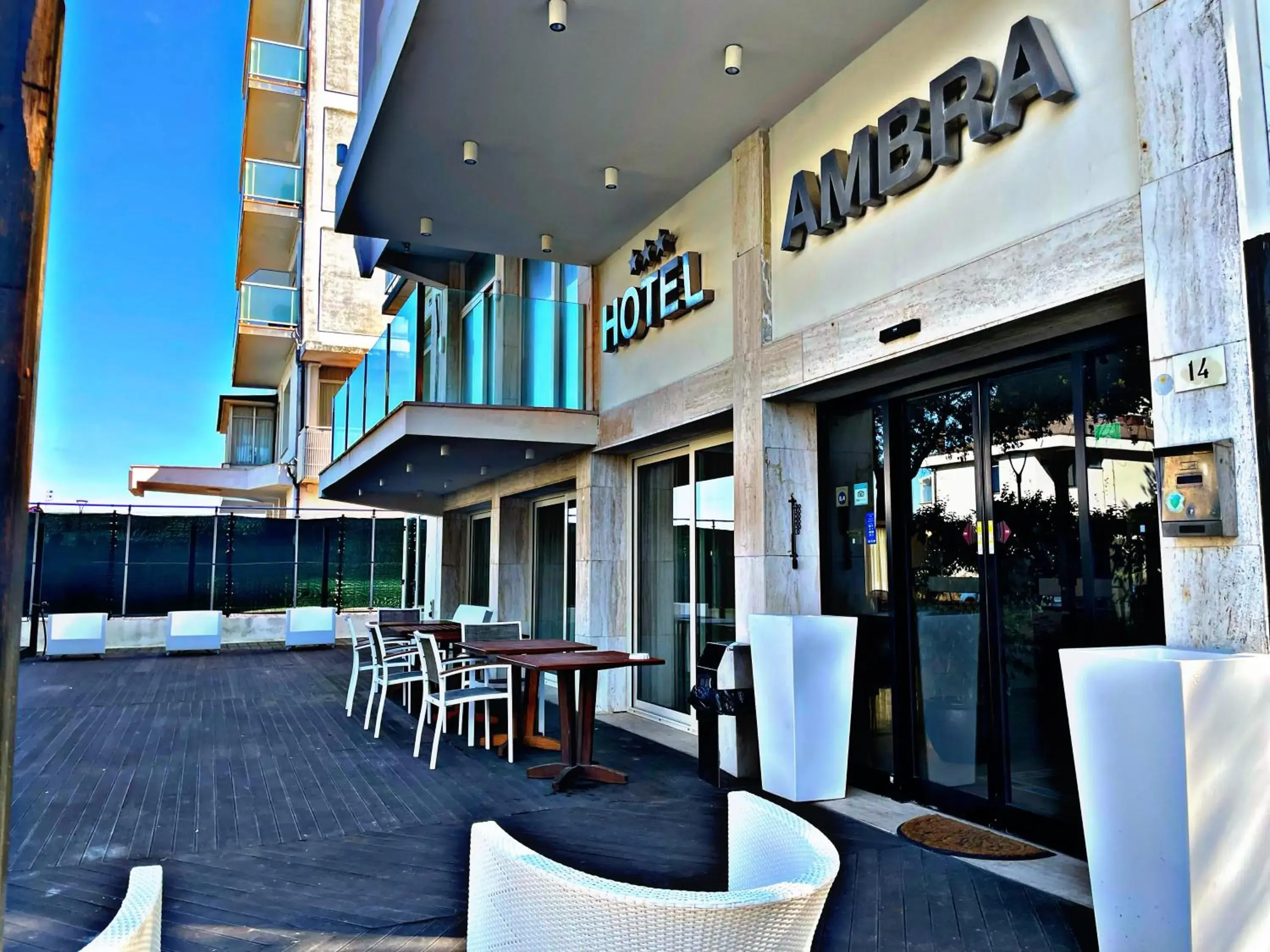 Property building in Hotel Ambra