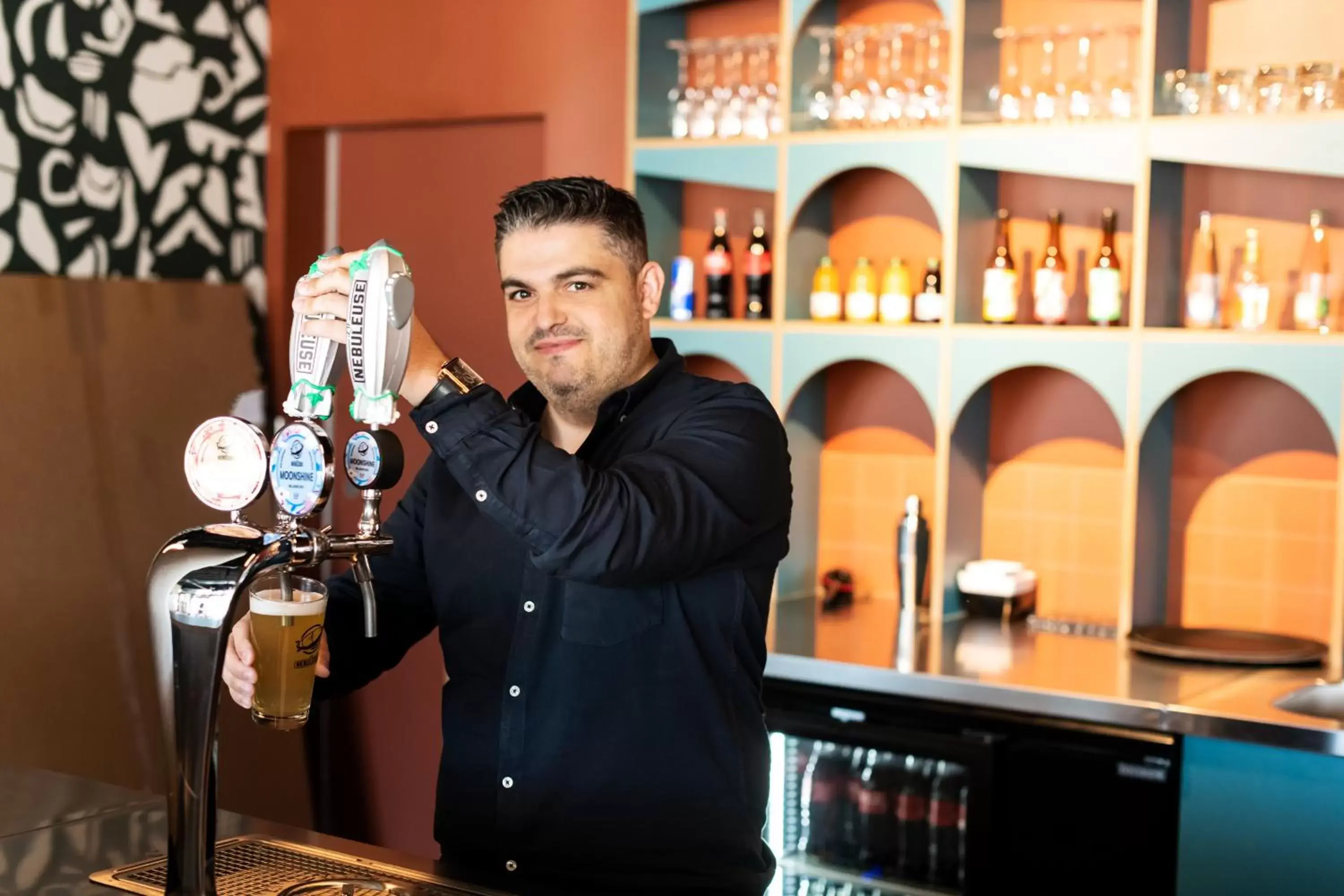 Lounge or bar in B&B HOTEL Nyon Lounge or bar in B&B HOTEL Nyon