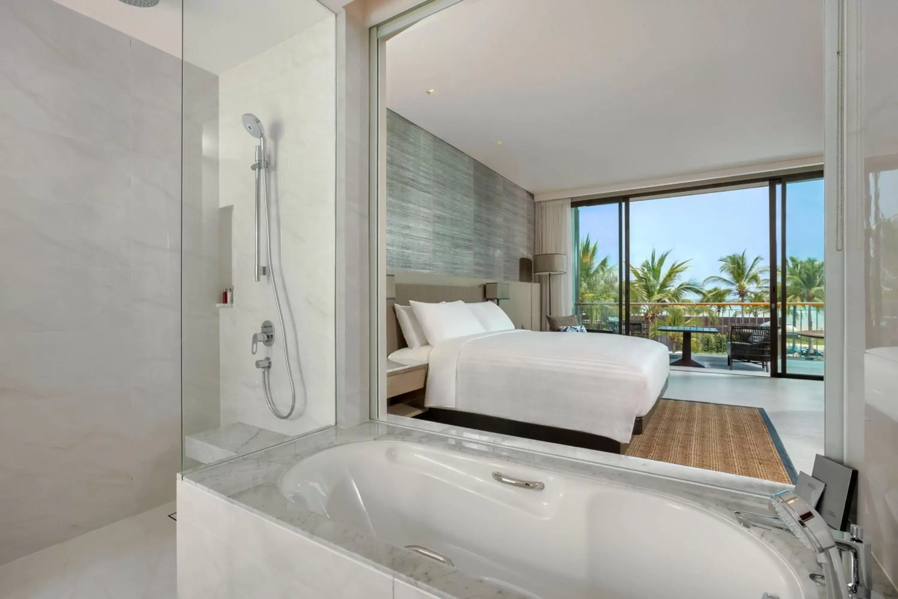 Photo of the whole room, Bathroom in Phuket Marriott Resort and Spa, Nai Yang Beach