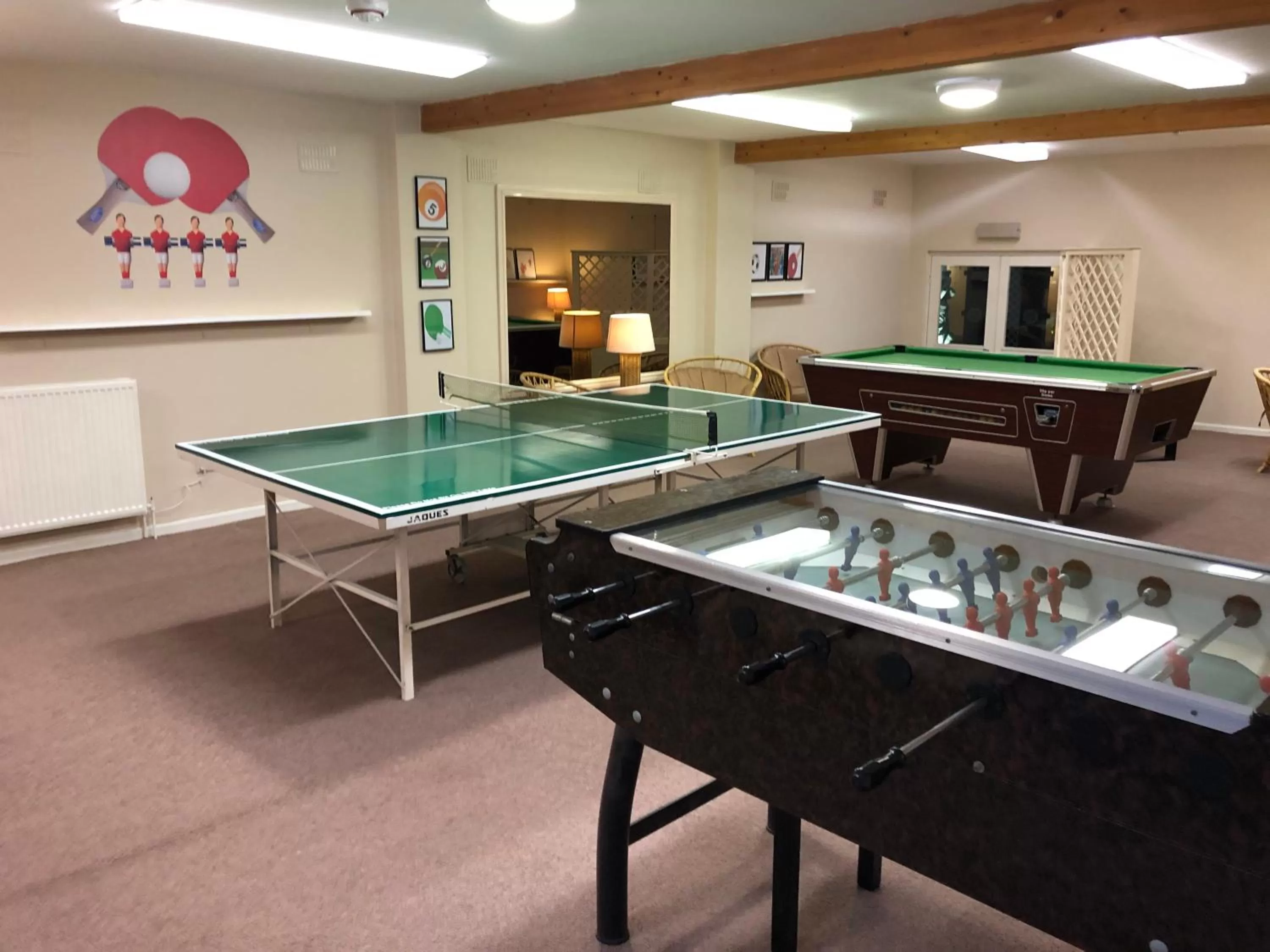 Game Room in Park Manor Hotel