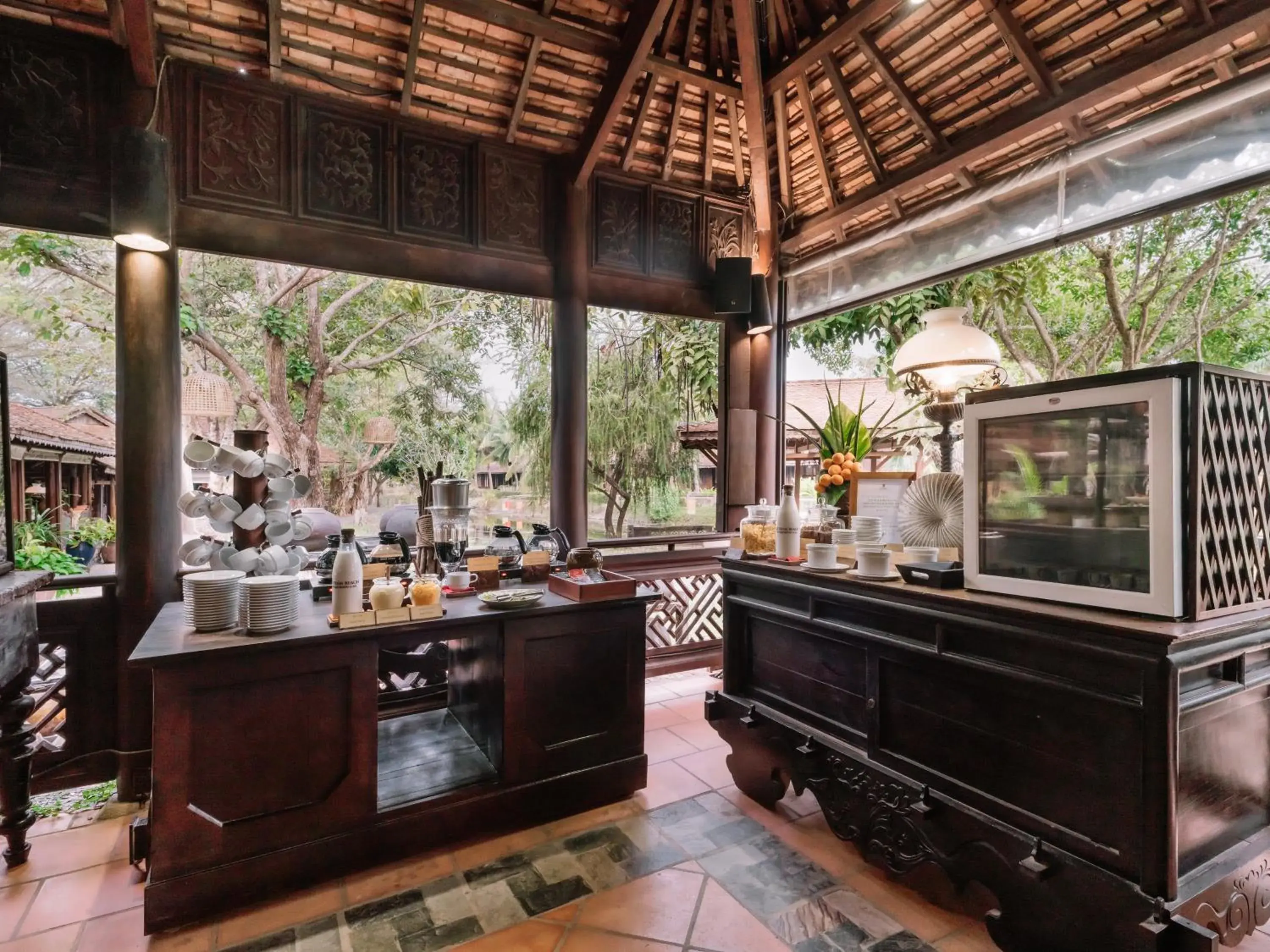 Breakfast in Ho Tram Beach Boutique Resort & Spa Breakfast in Ho Tram Beach Boutique Resort & Spa