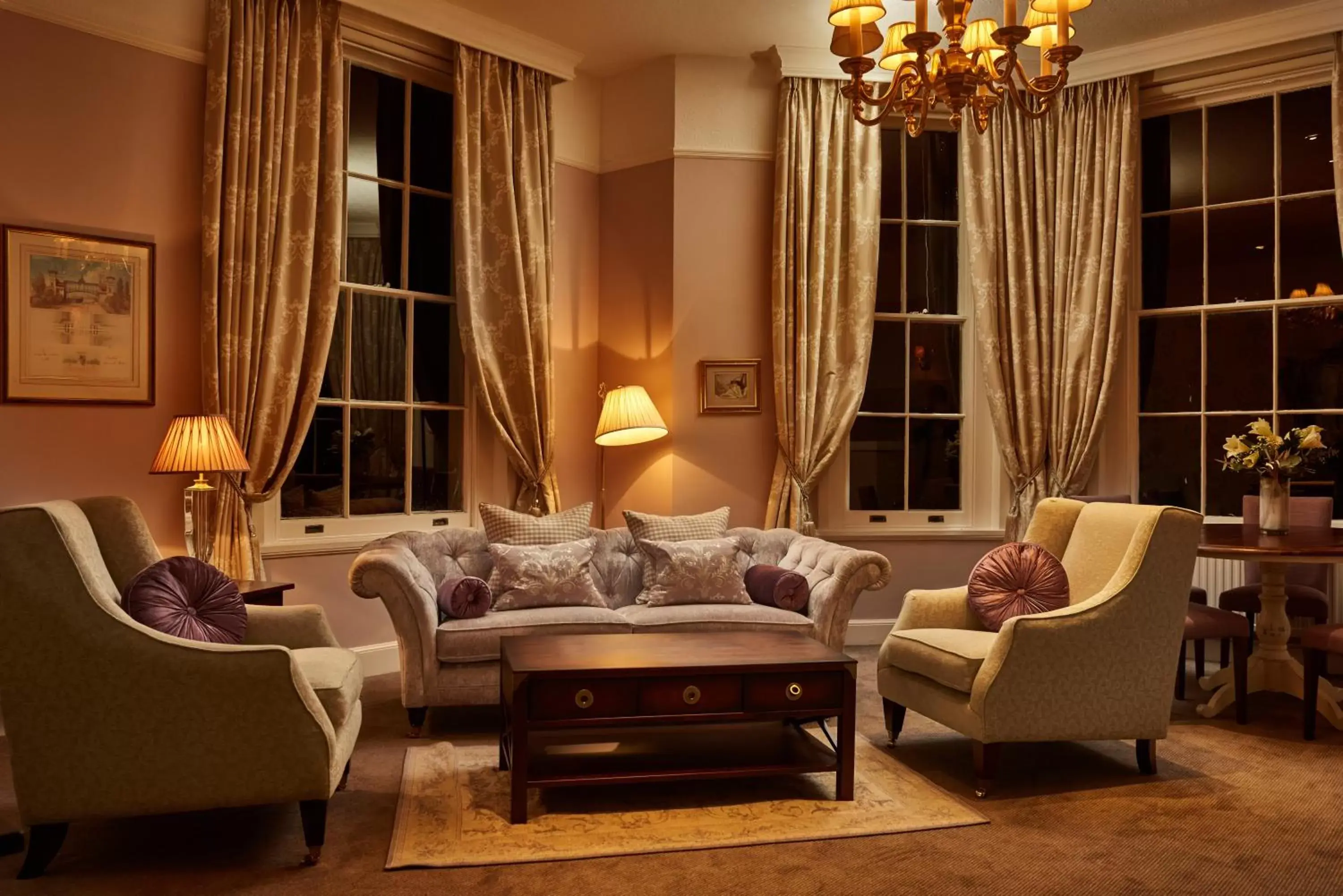 Living room, Seating Area in Burnham Beeches Hotel