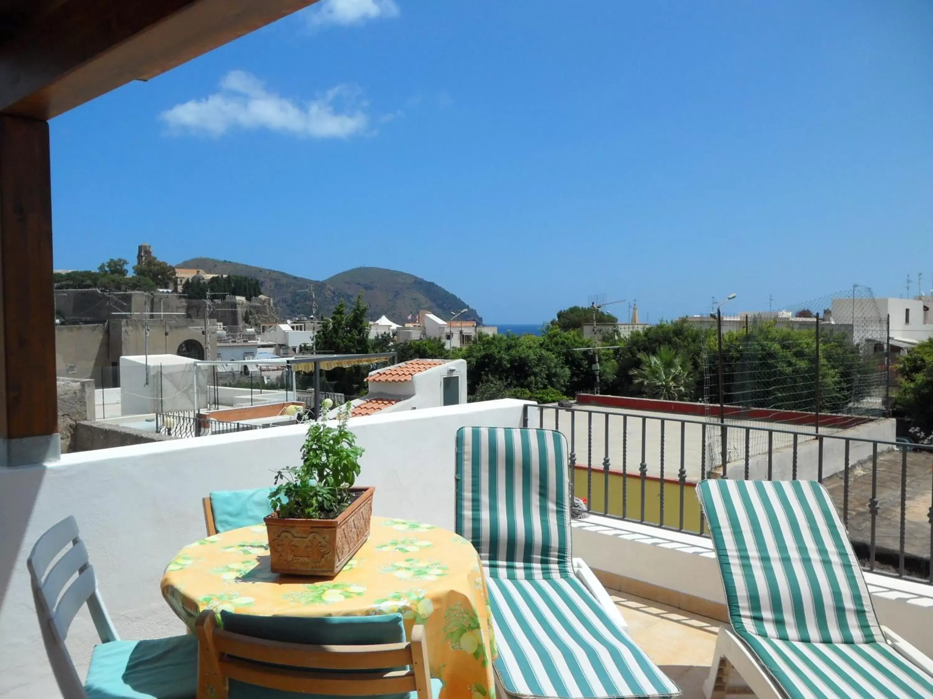 View (from property/room), Balcony/Terrace in Malvasia B&B