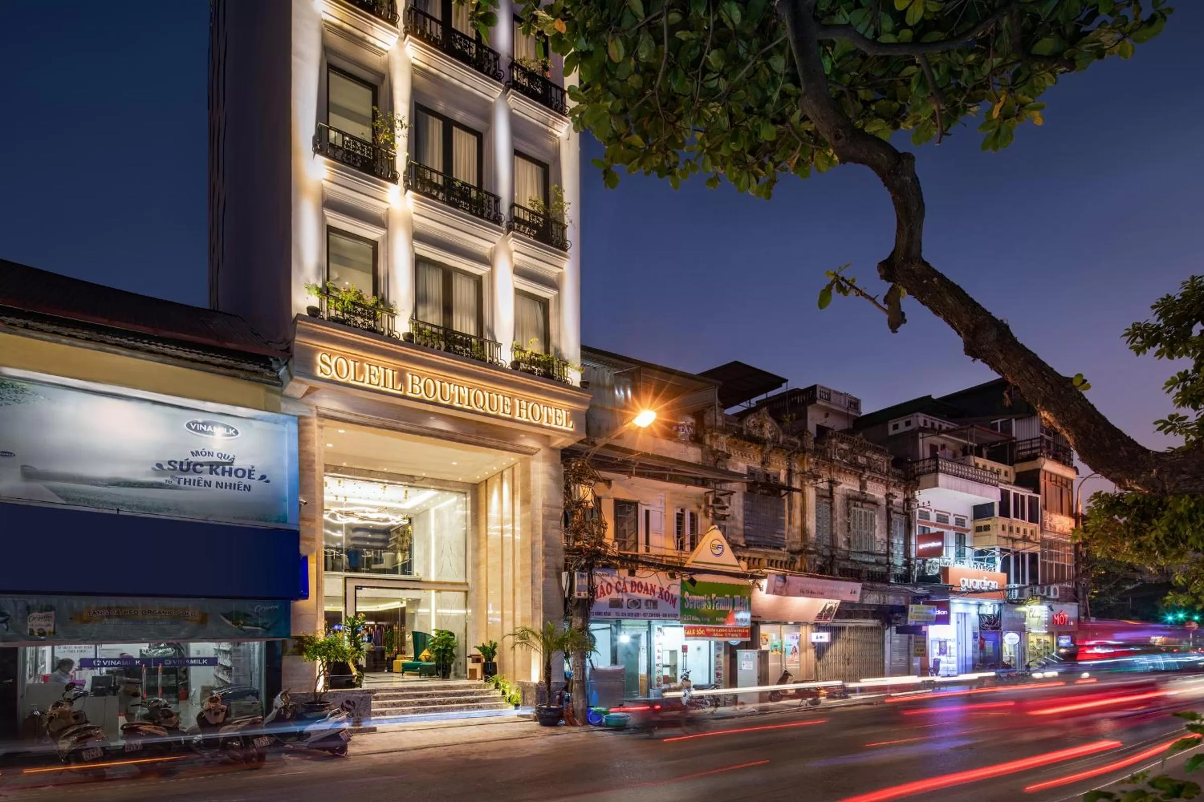Property building in Soleil Boutique Hotel Hanoi