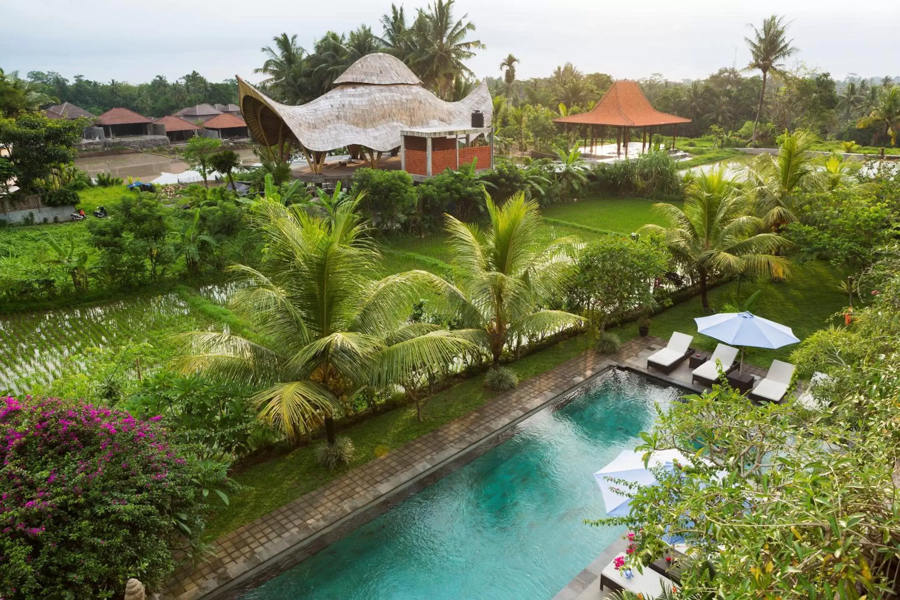 View (from property/room), Swimming Pool in Kiskenda Cottages & Restaurant