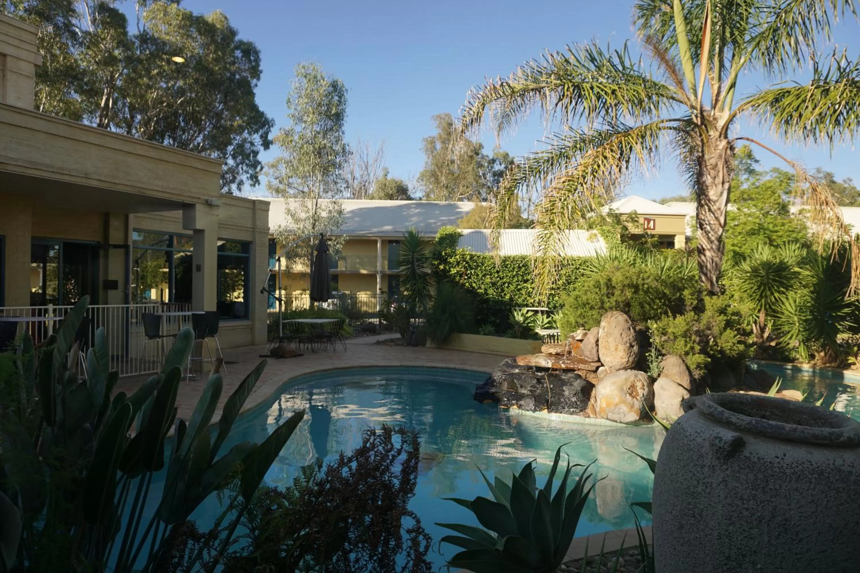 Swimming pool in Madison Spa Motel - Adults Only