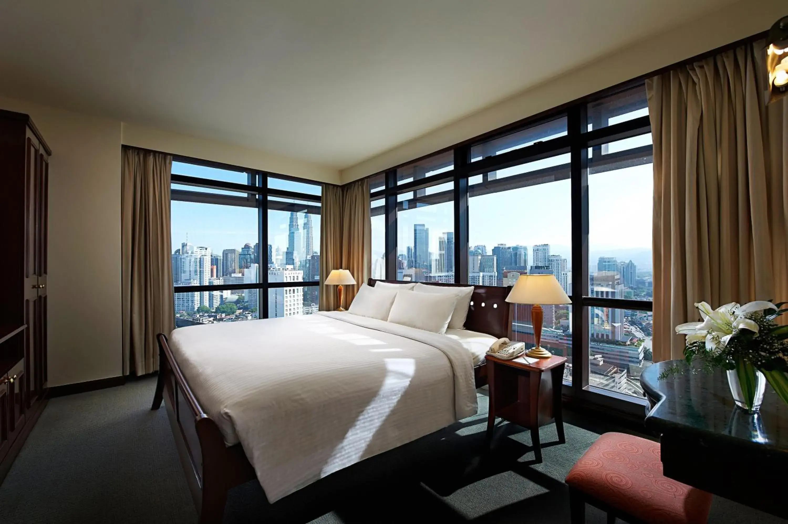 Bedroom, View in Berjaya Times Square Hotel, Kuala Lumpur
