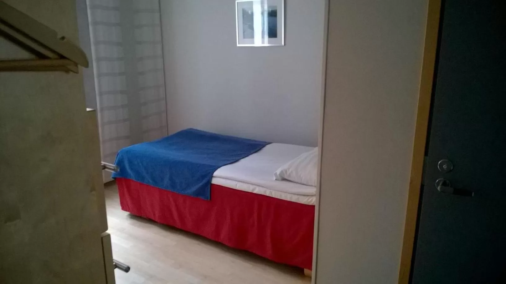 Bed in Hotel Uusikuu