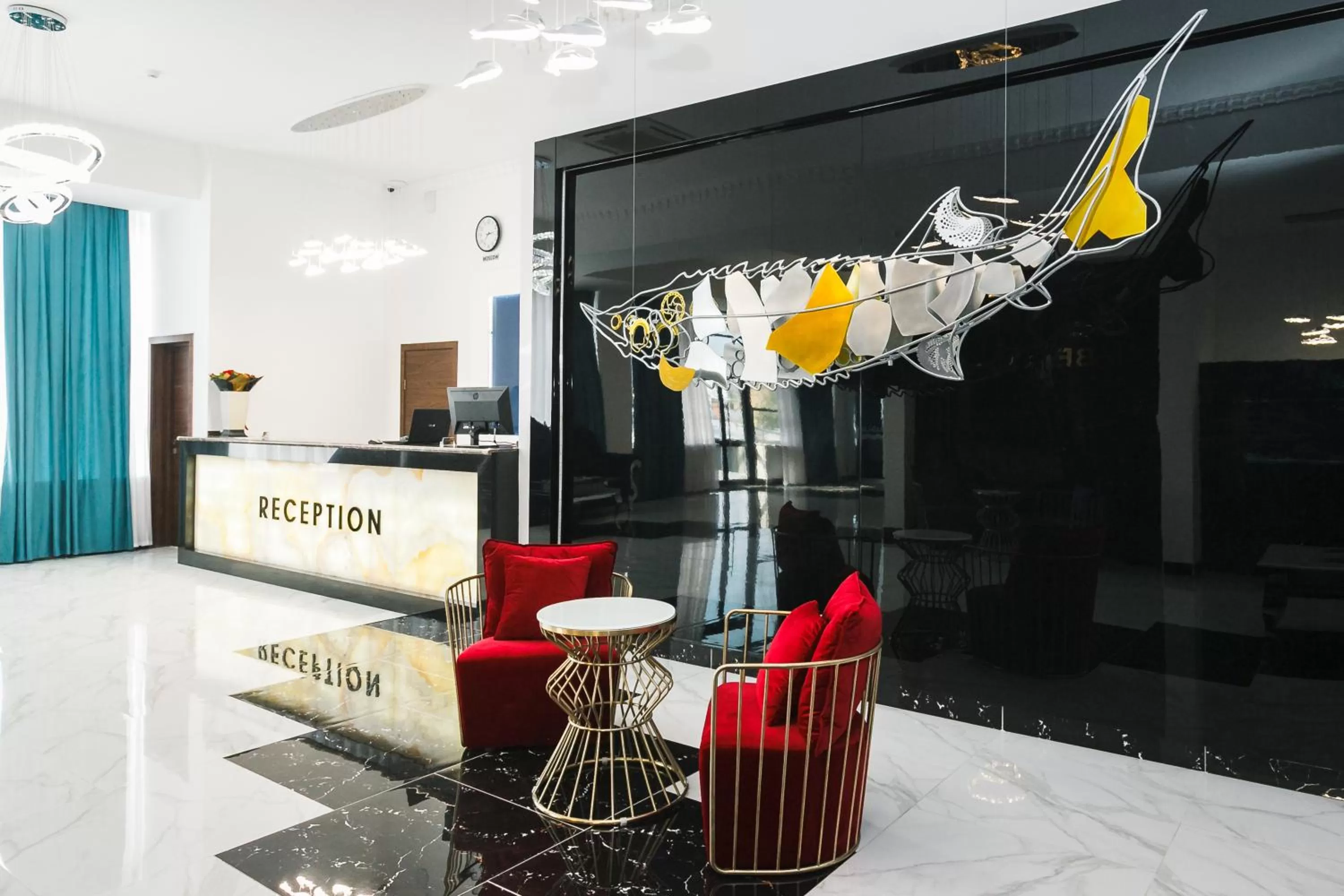 Lobby or reception in Beluga Hotel