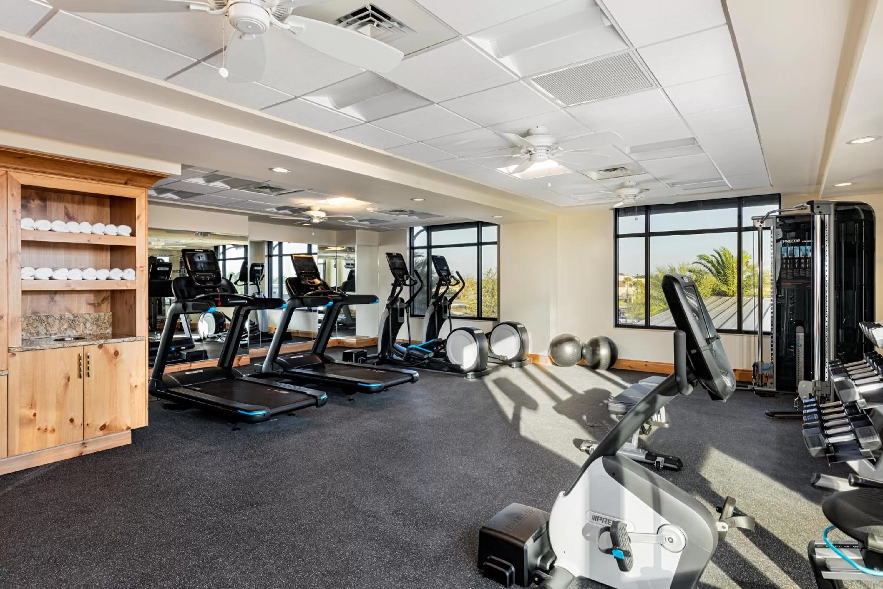 Fitness centre/facilities in The Brownwood Hotel & Spa
