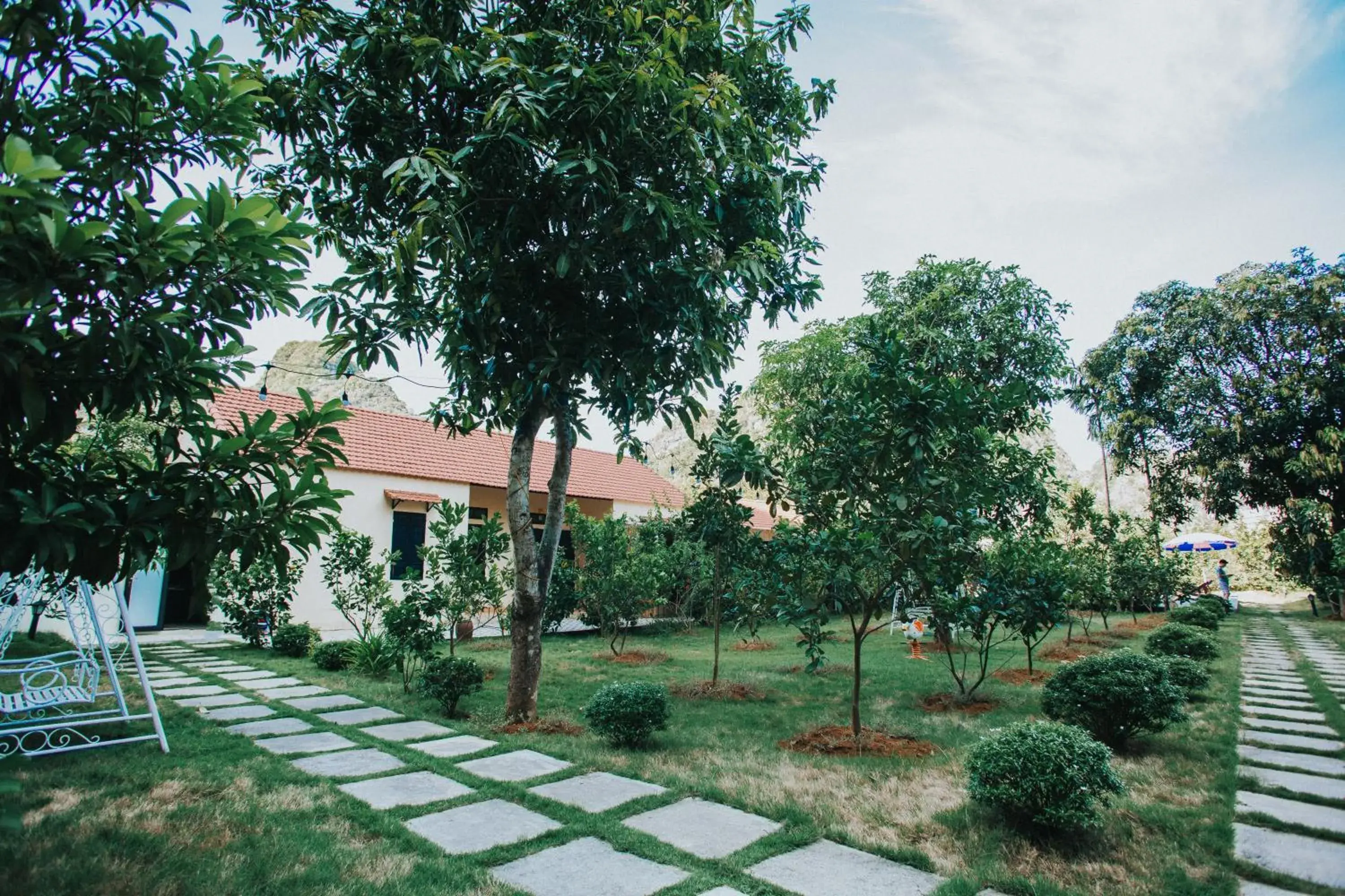 Garden in Trang An Retreat