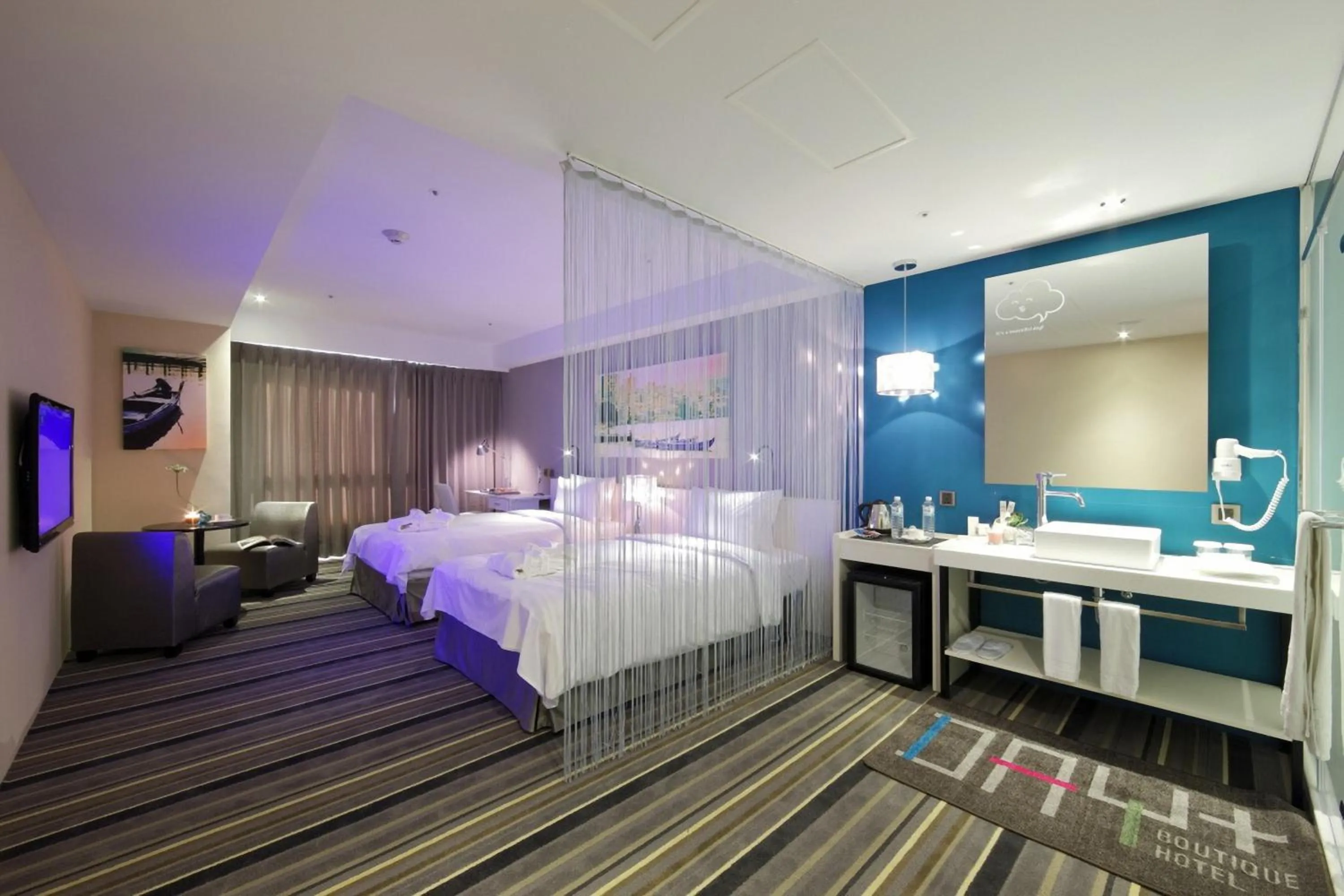 Bedroom, Bed in Hotelday Tamsui