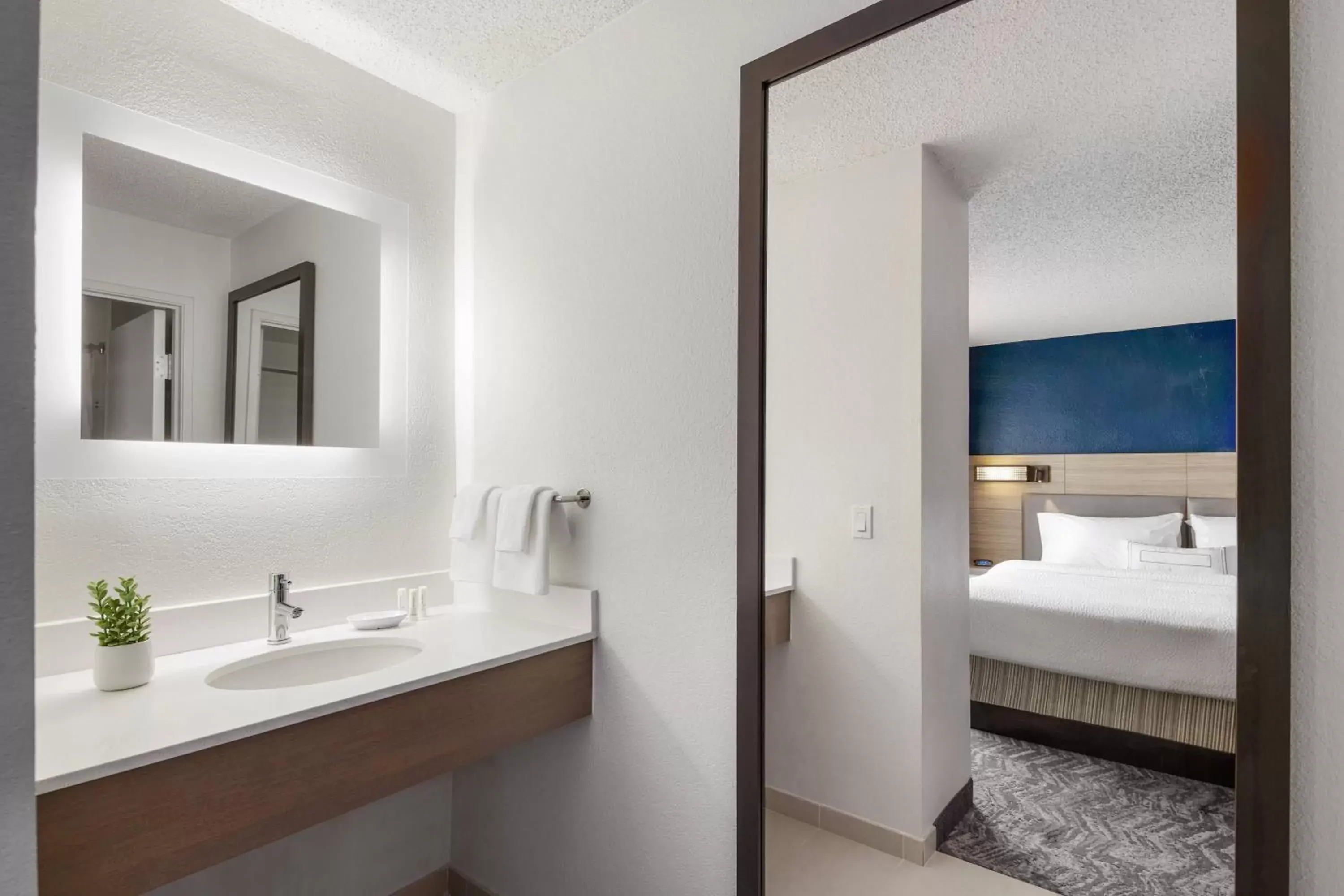 Photo of the whole room, Bathroom in SpringHill Suites Tempe at Arizona Mills Mall