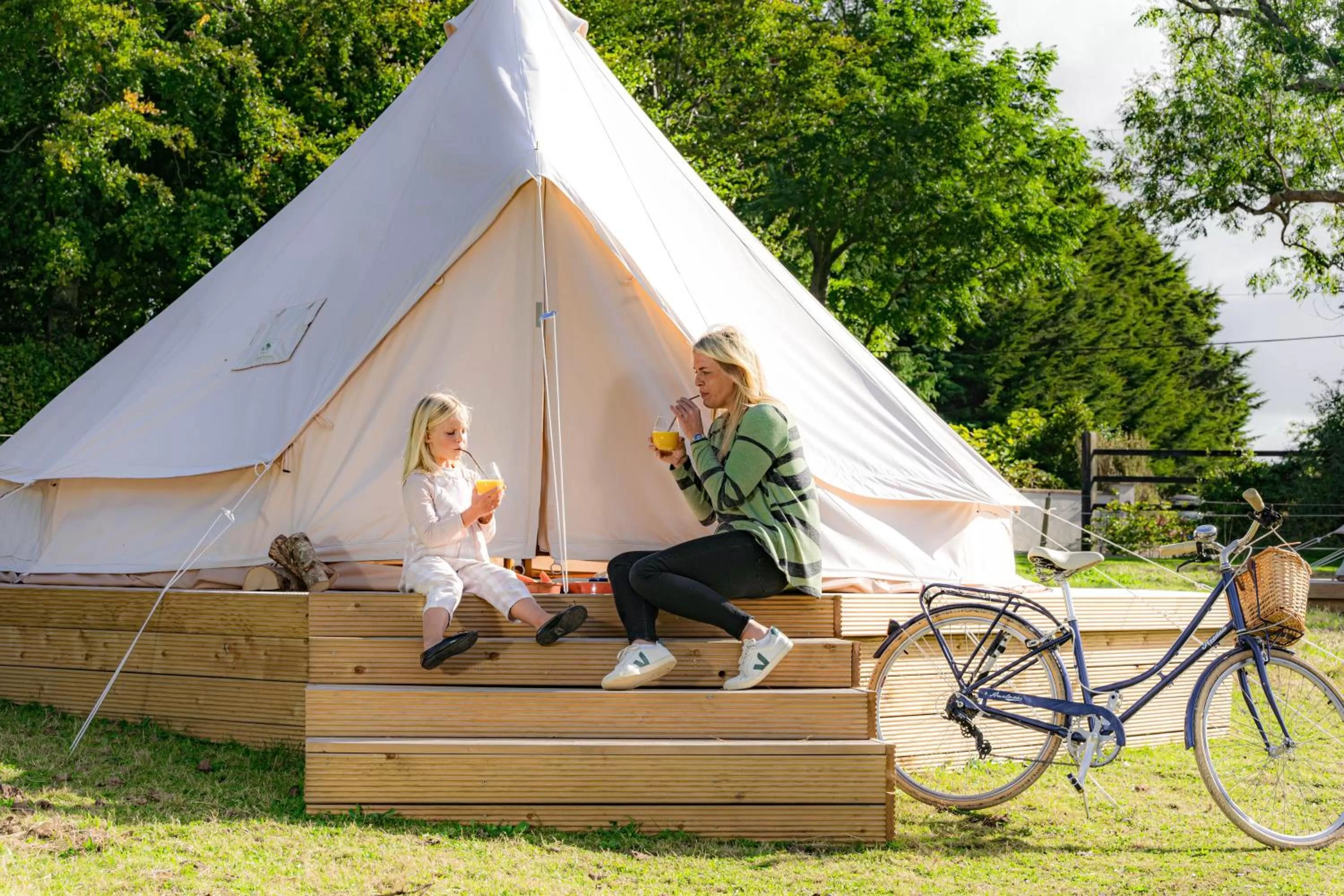 Tent in Ferry House Holidays