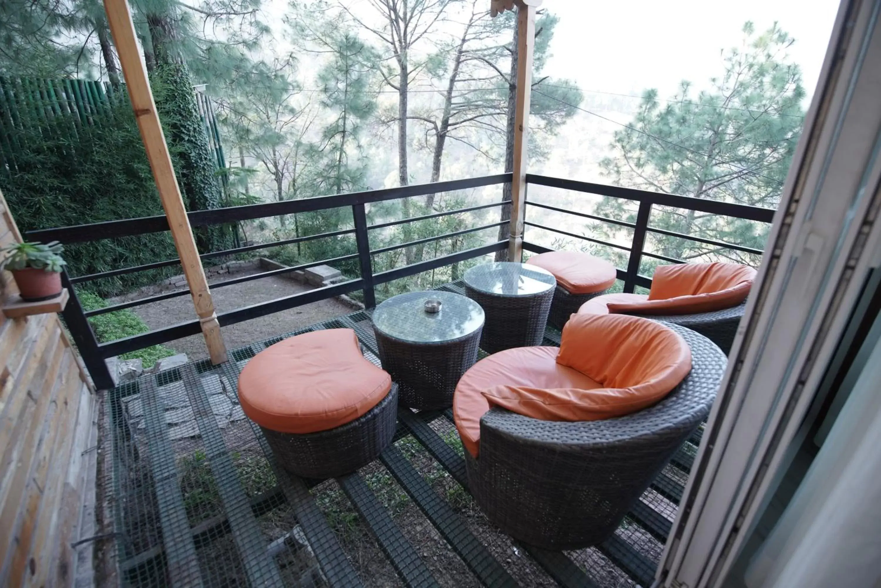 Balcony/Terrace in Kasauli Hills Resort