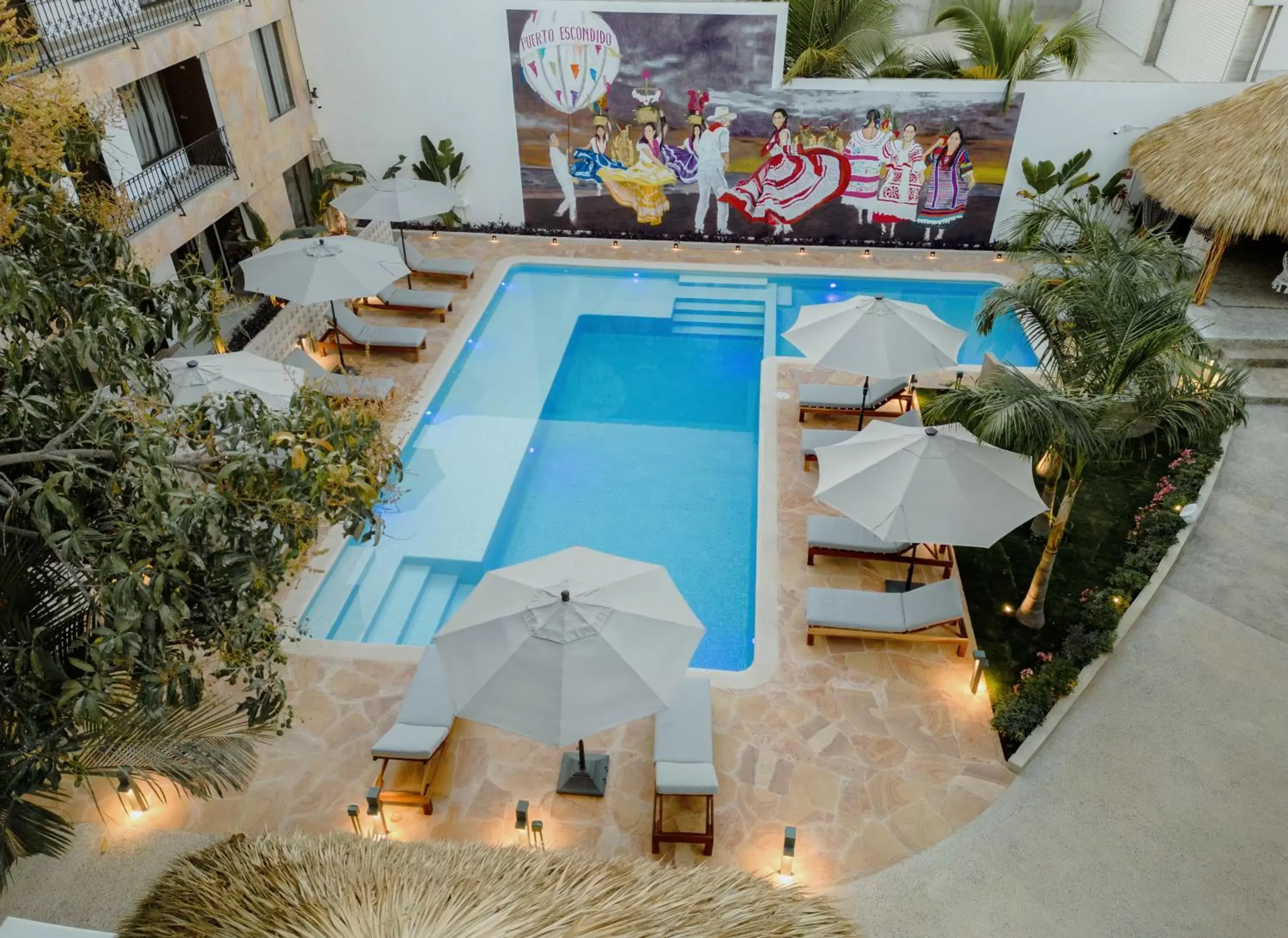 Pool View in Hotel Camino Del Sol